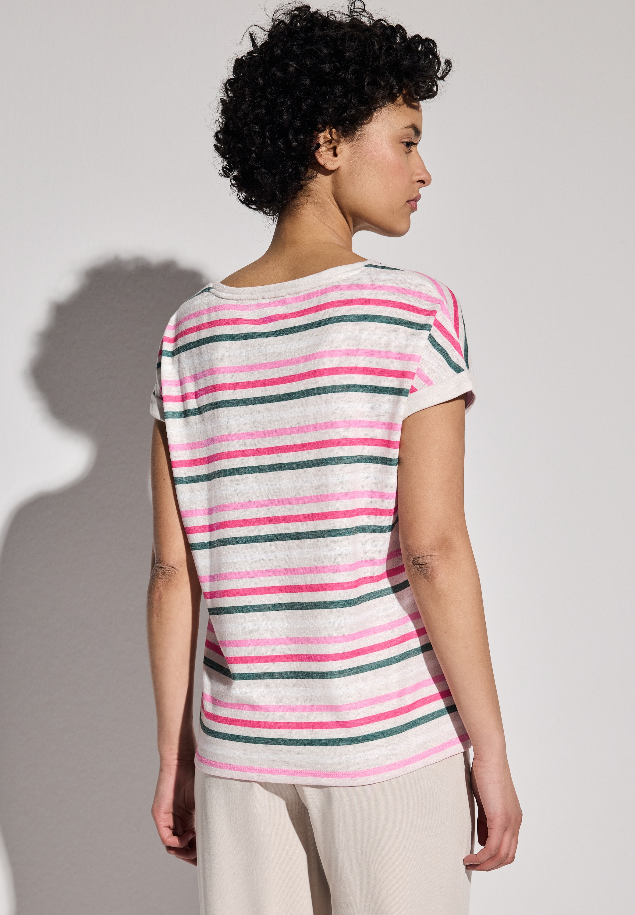 STREET ONE T-Shirt mit Rundhalsausschnitt günstig online kaufen