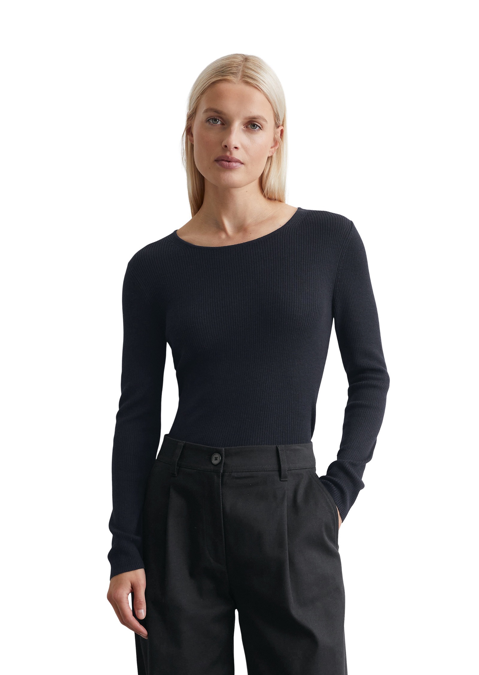 Marc O'Polo Strickpullover »aus feiner Merinowolle«