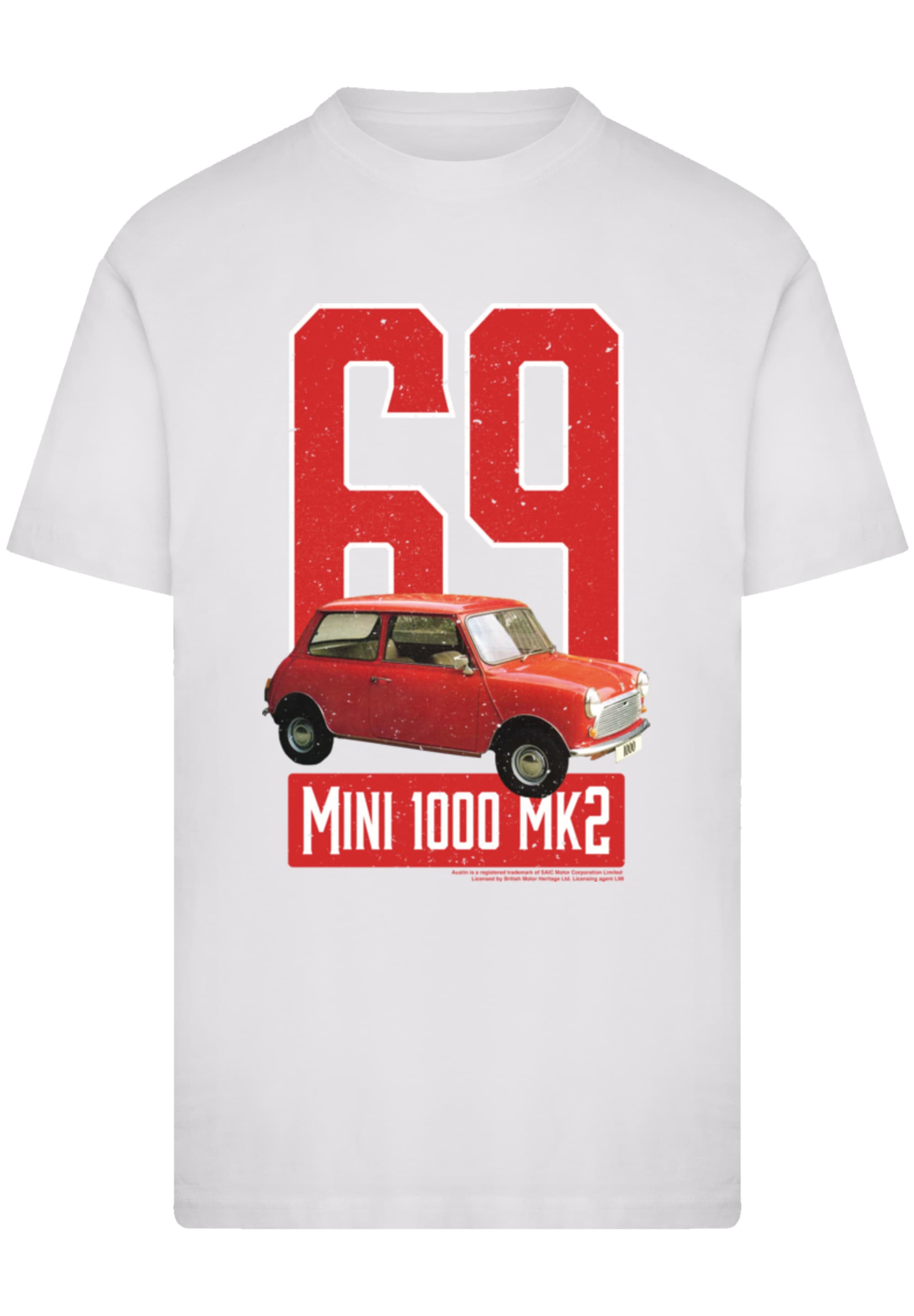 F4NT4STIC T-Shirt »British Motor Heritage Austin Mini 1000 Mk2 1969«, Premium Qualität