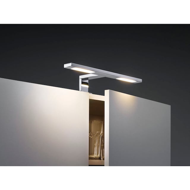 Paulmann Spiegelleuchte »LED Galeria Spiegel- und Aufschrankleuchte Double  Hook 2x3,2W Chrom«, 2 flammig-flammig, LED Galeria Spiegel- und  Aufschrankleuchte Double Hook 2x3,2W Chrom bestellen | BAUR