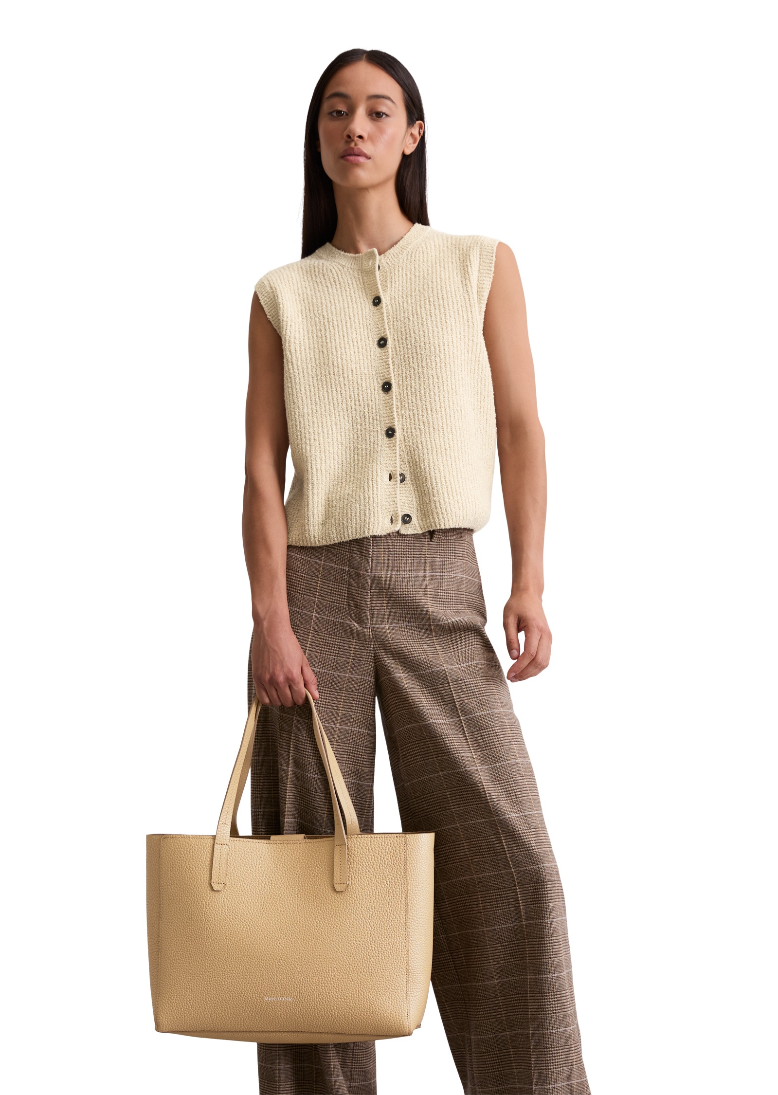 Marc O'Polo Shopper »aus genarbtem Rindleder«
