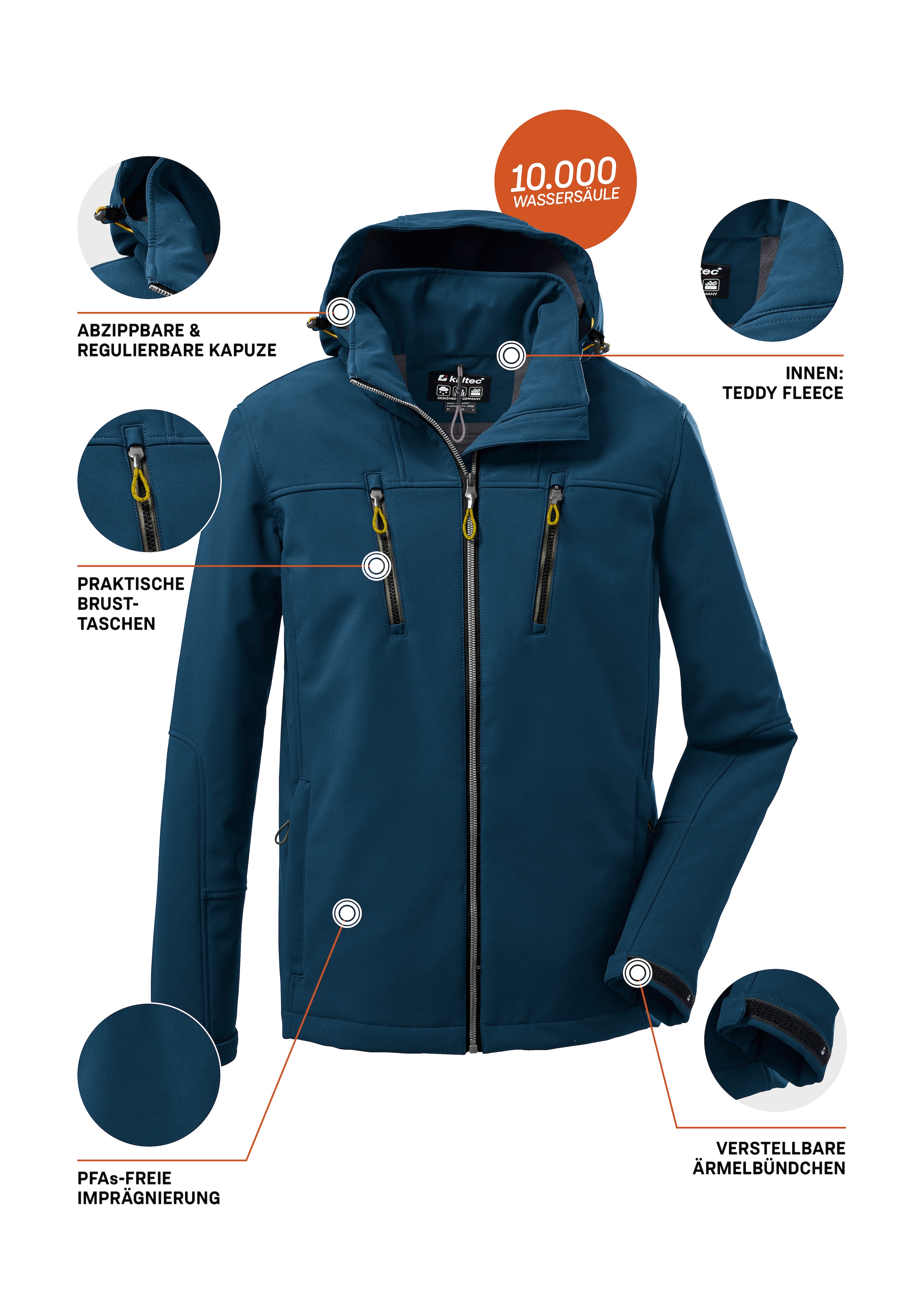 Killtec Softshelljacke »KOW 163 MN SFTSHLL JCKT«