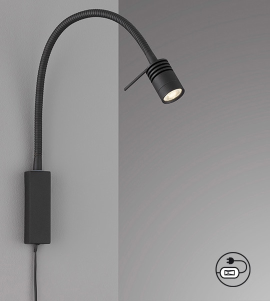 FISCHER & HONSEL LED Wandstrahler »Seng«, mit Flexarm, LED fest integriert