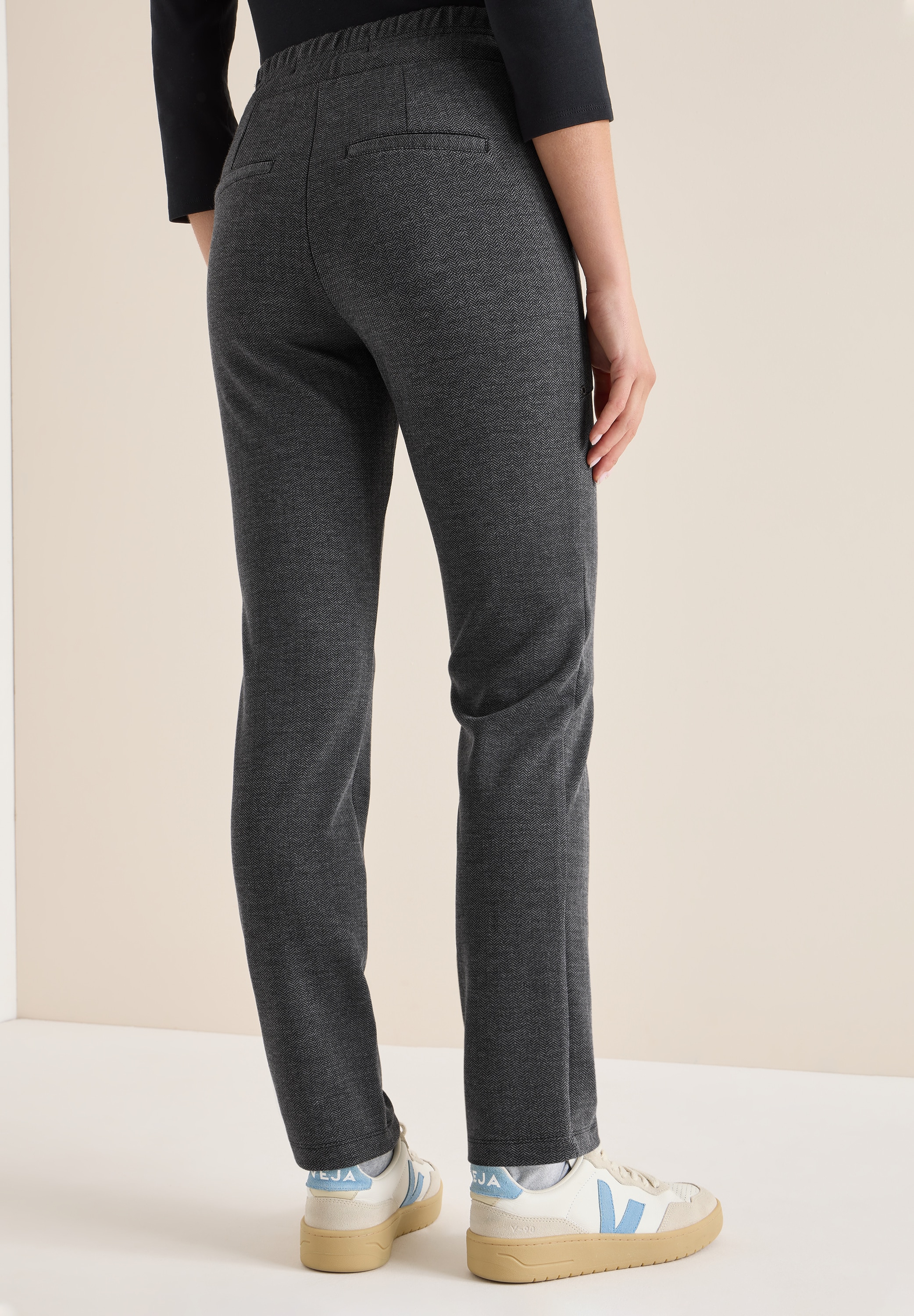 Cecil Stoffhose »Style Tracey«  mit Gummibund und Kordelzug