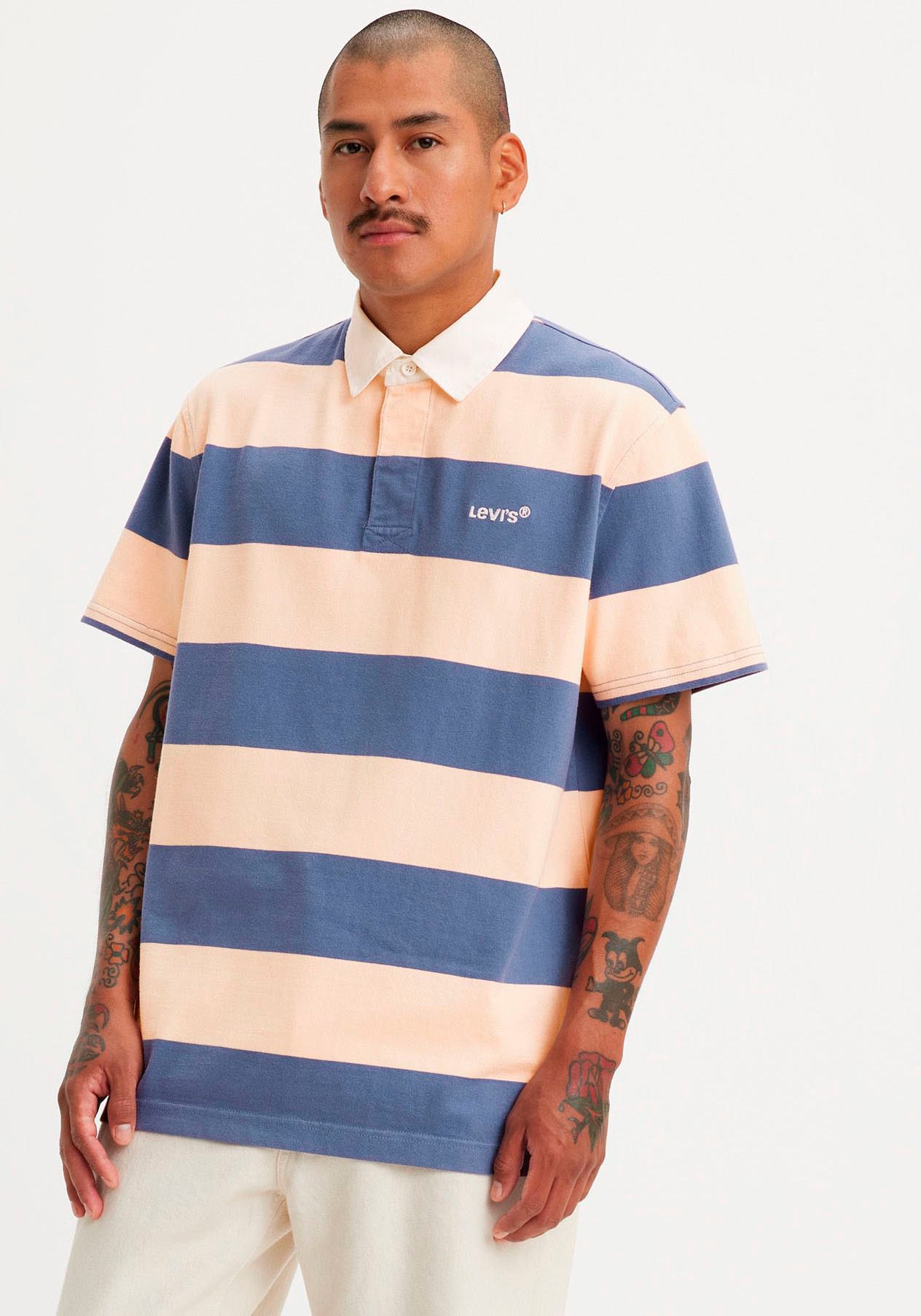 Levi's® Poloshirt »SS UNION RUGBY MULTI-COLOR«