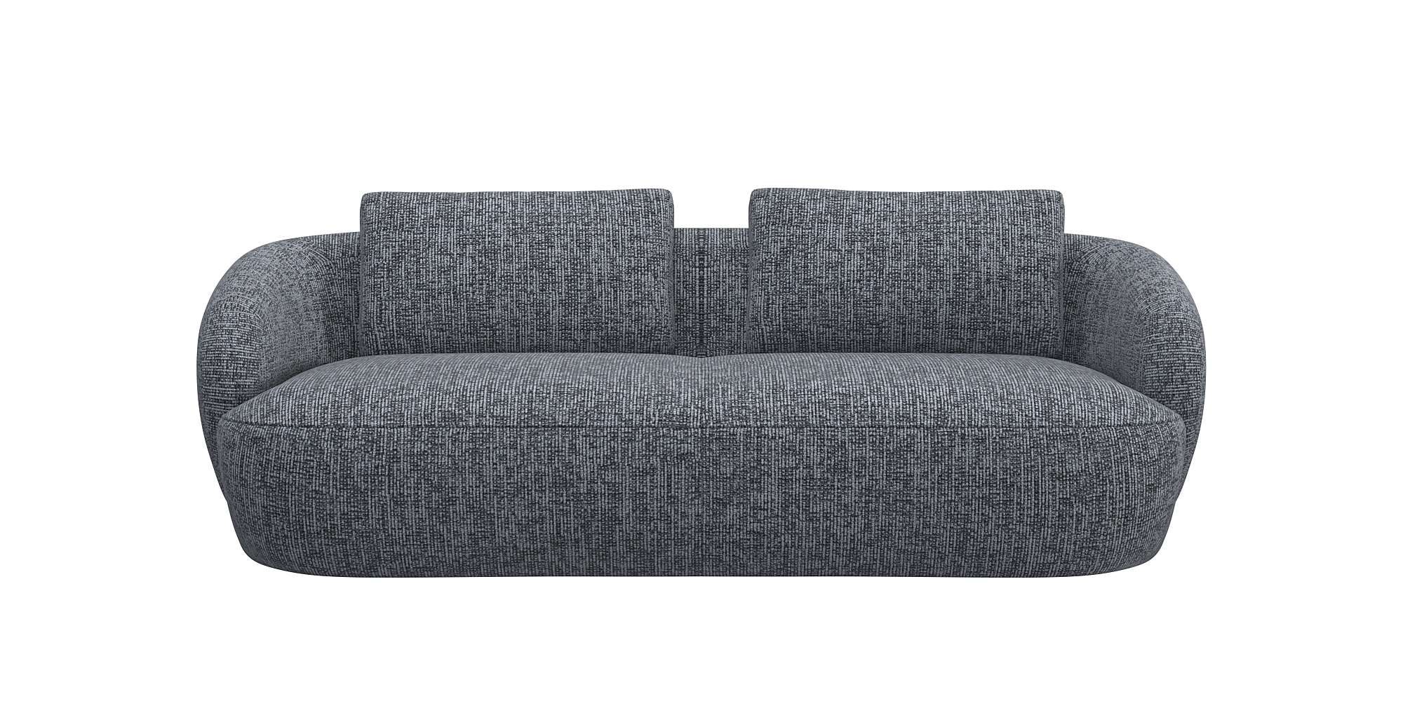 FLEXLUX 3-Sitzer "Torino, rund und bequem, Couch, Dreisitzer", Modernes, or günstig online kaufen