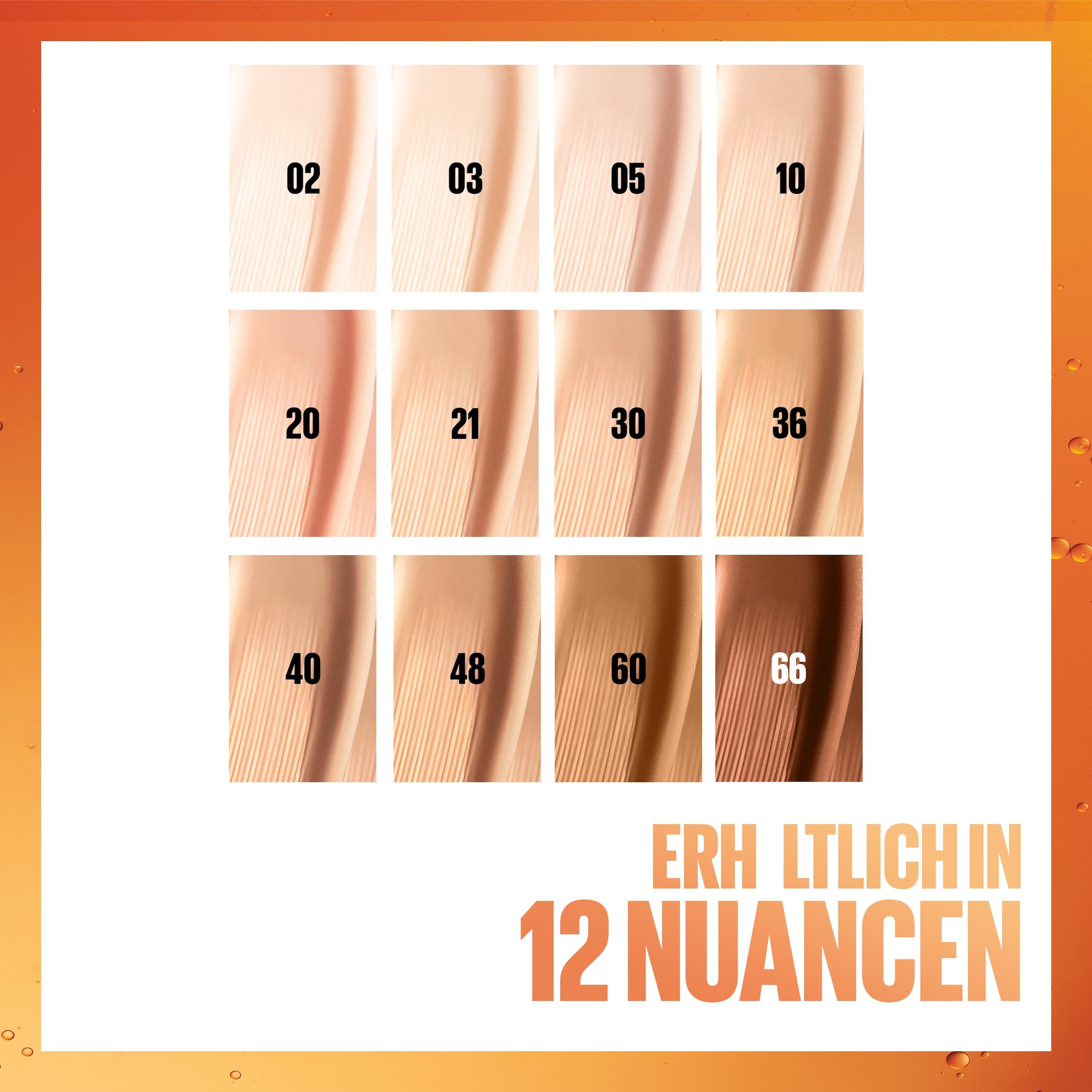 MAYBELLINE NEW YORK Foundation »SUPER STAY 24H SKIN TINT MIT VITAMIN C« bietet dank hautähnlicher Pigmente eine leichte bis mittlere Deckkraft