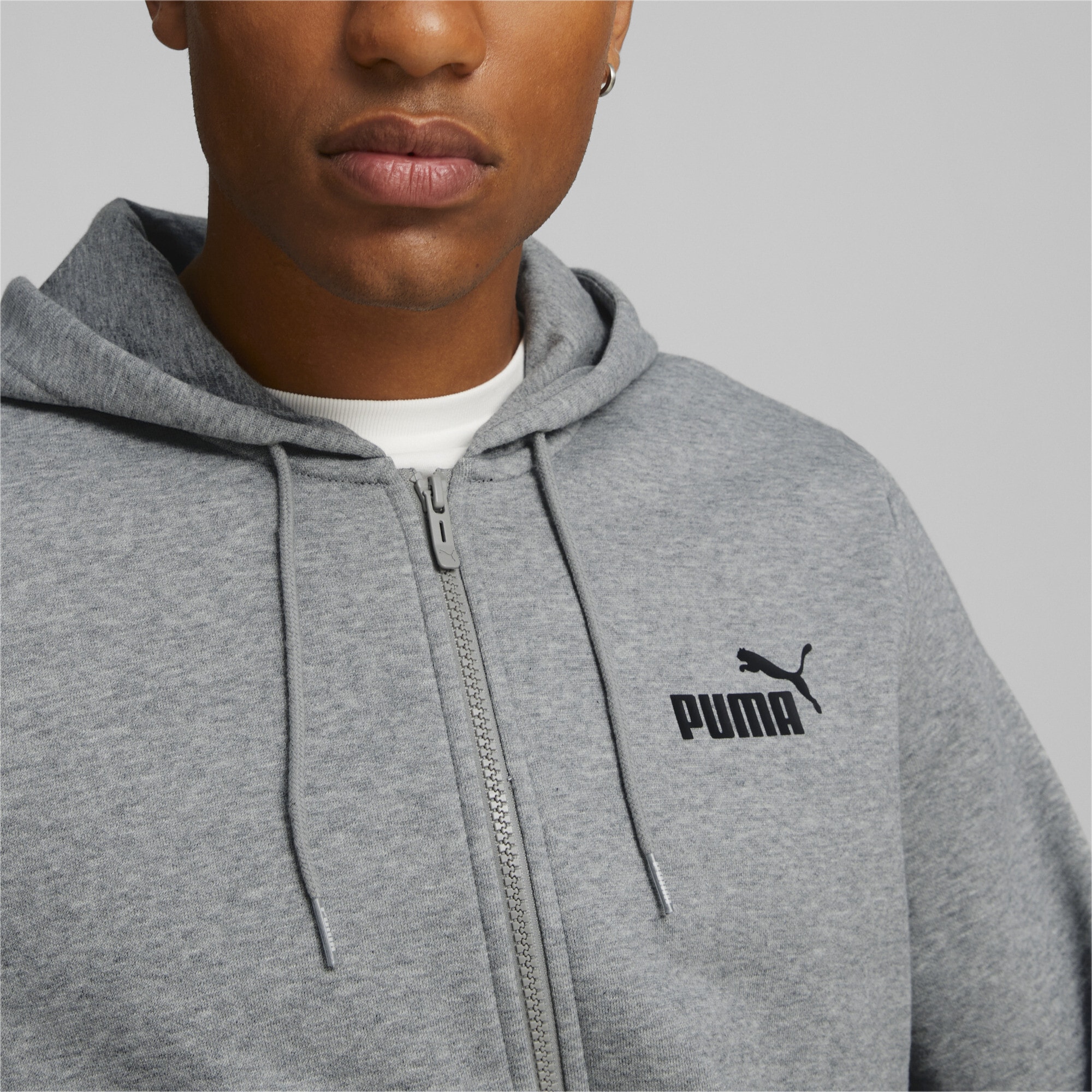 PUMA Sweatshirt »Essentials+ Tape Reißverschluss-Hoodie Herren«