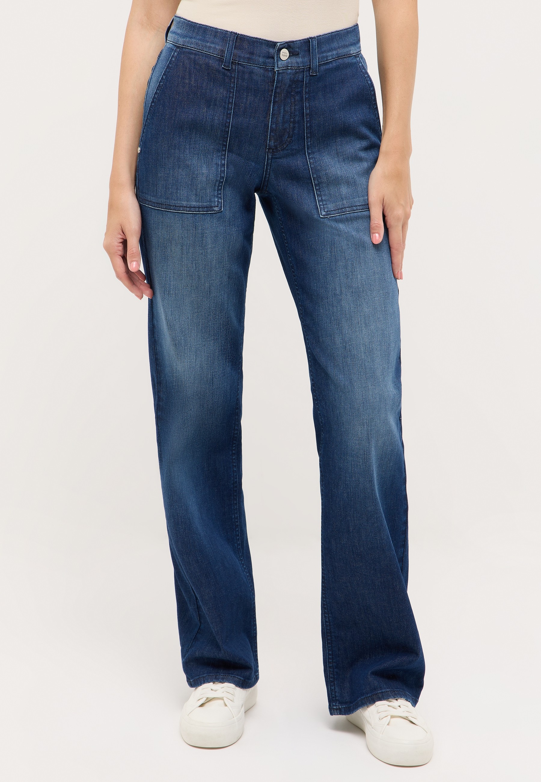 ANGELS Relax-fit-Jeans "LIZ WORKER", mit großen Vordertaschen und Fade-Out günstig online kaufen