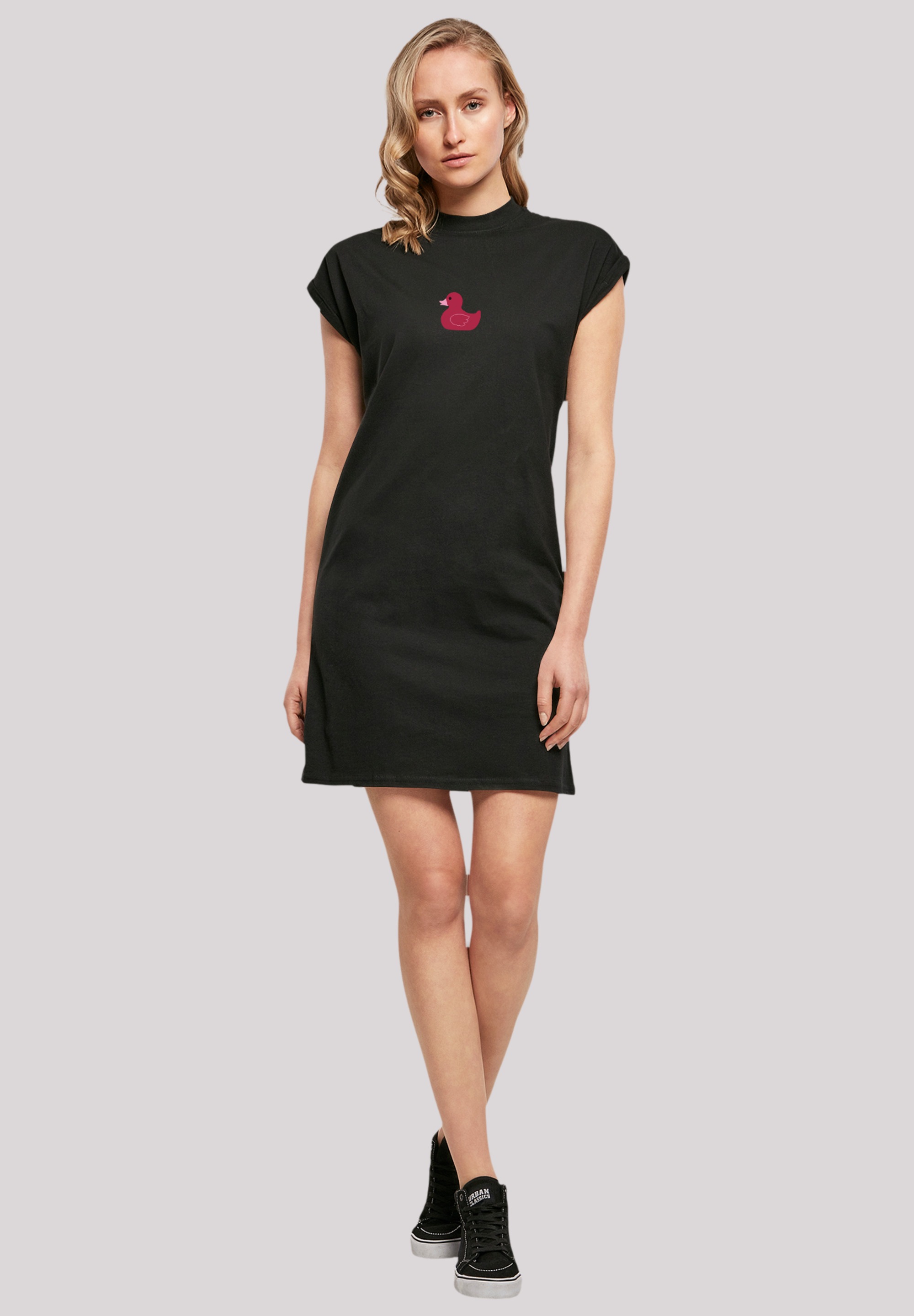 F4NT4STIC Shirtkleid »Magenta Ente«, Print