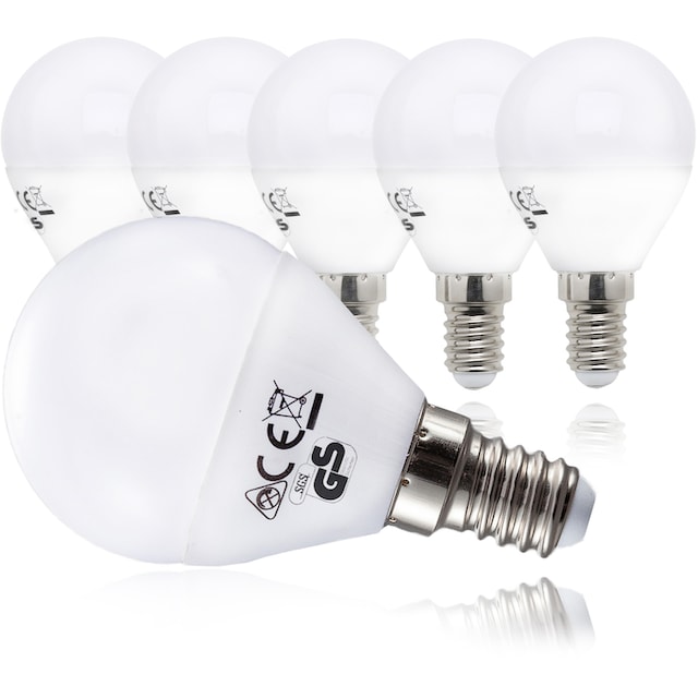 B.K.Licht LED-Leuchtmittel, E14, 5 St., Warmweiß, LED-Lampe Glühbirne 5  Watt 470 Lumen 3.000 Kelvin Energiesparlampe kaufen | BAUR
