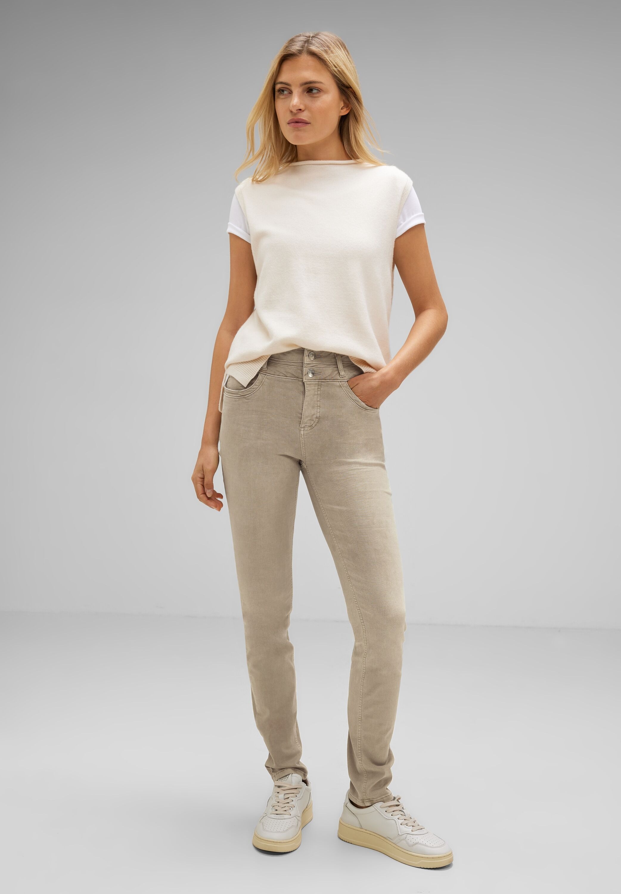 STREET ONE Slim-fit-Jeans, High Waist