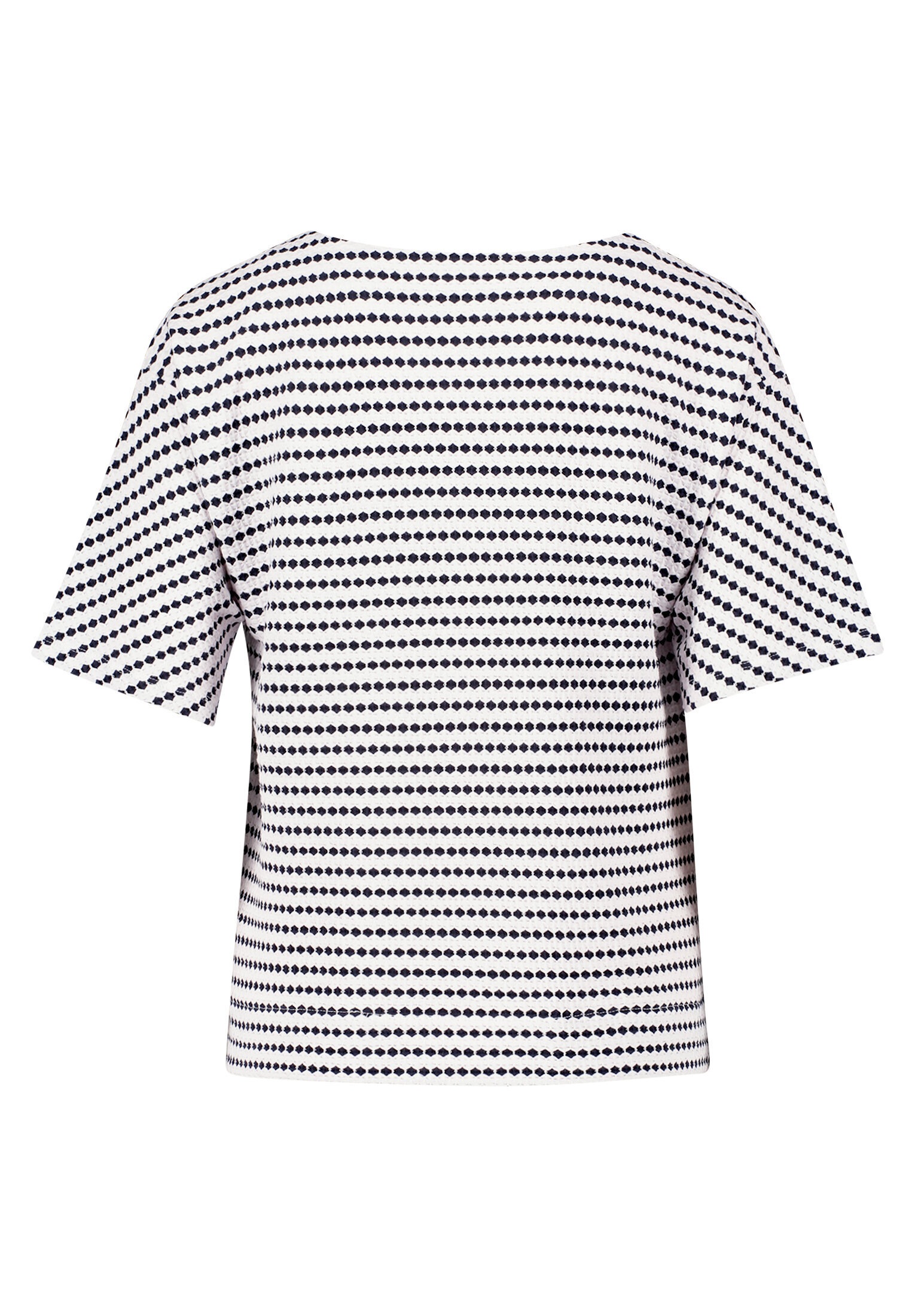 Betty&Co Kurzarmshirt »Damen mit Rundhalsausschnitt« 1 Stk. Struktur