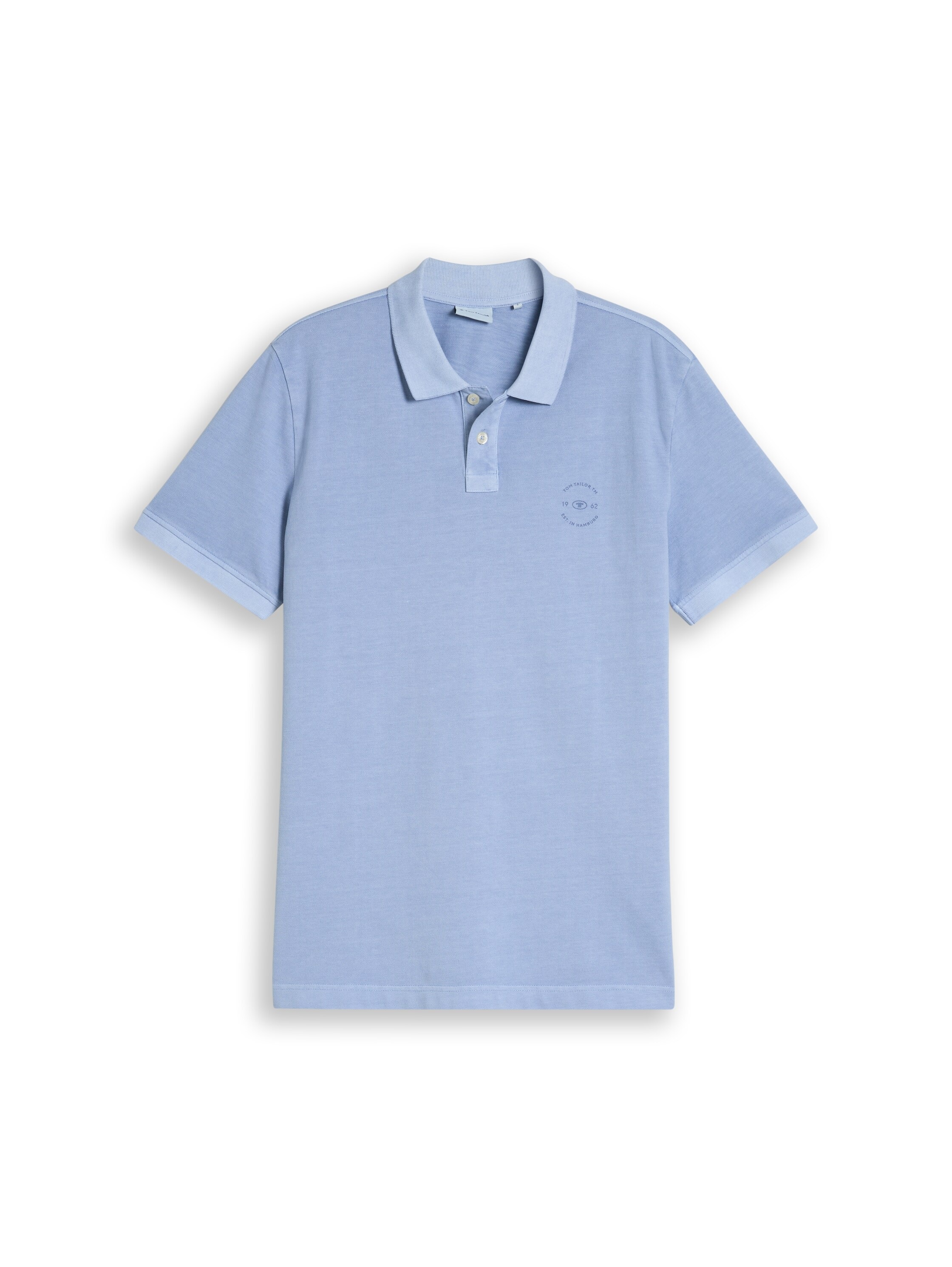 TOM TAILOR Poloshirt Sommershirt mit kleinem Logo-Print