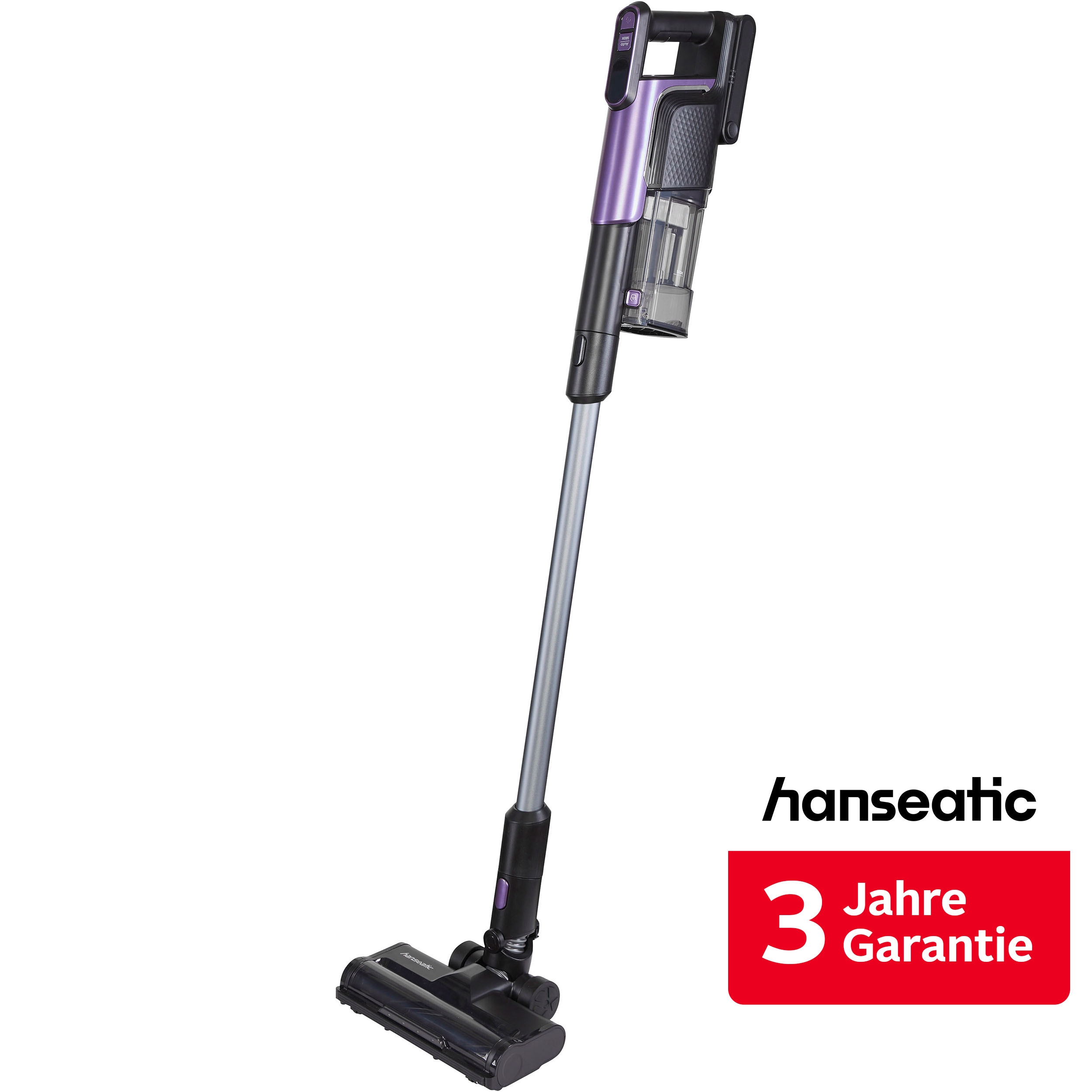 Hanseatic 1100000002199 "HVS330700VBCJ inkl. Turbobürste, Wandhalterung, 700 ml Staubkapazität" inkl. 3 Jahre Herstellergarantie