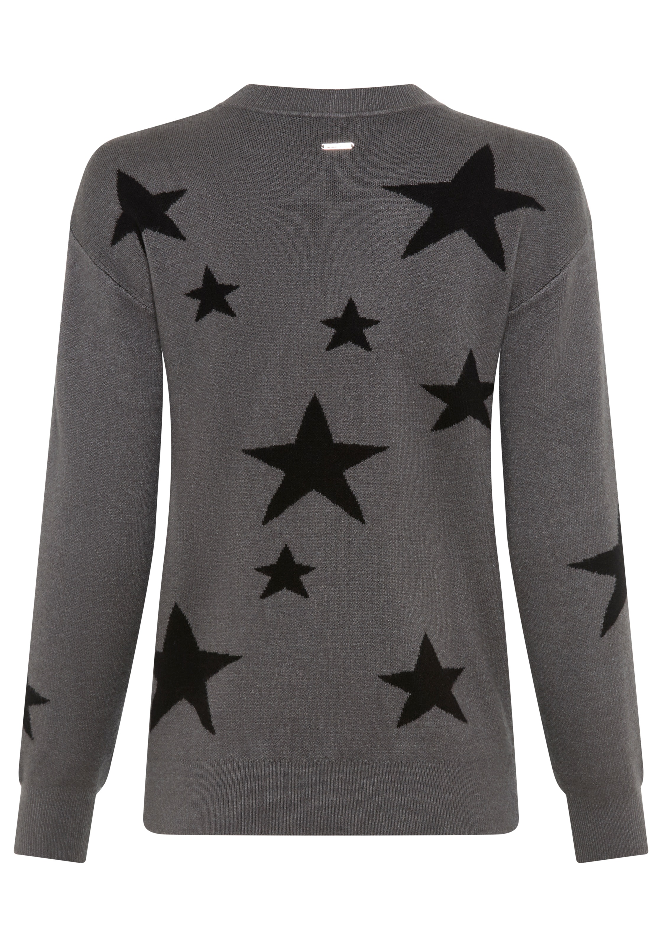 Laura Scott Rundhalspullover, X-Mas Edition mit Sternenmuster - NEUE KOLLEKTION