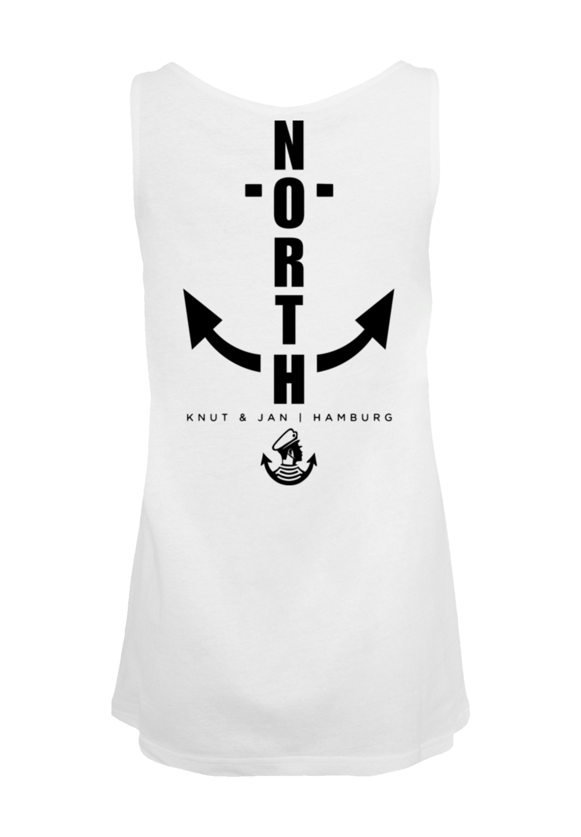 F4NT4STIC T-Shirt »North Anchor Knut & Jan Hamburg«, Print