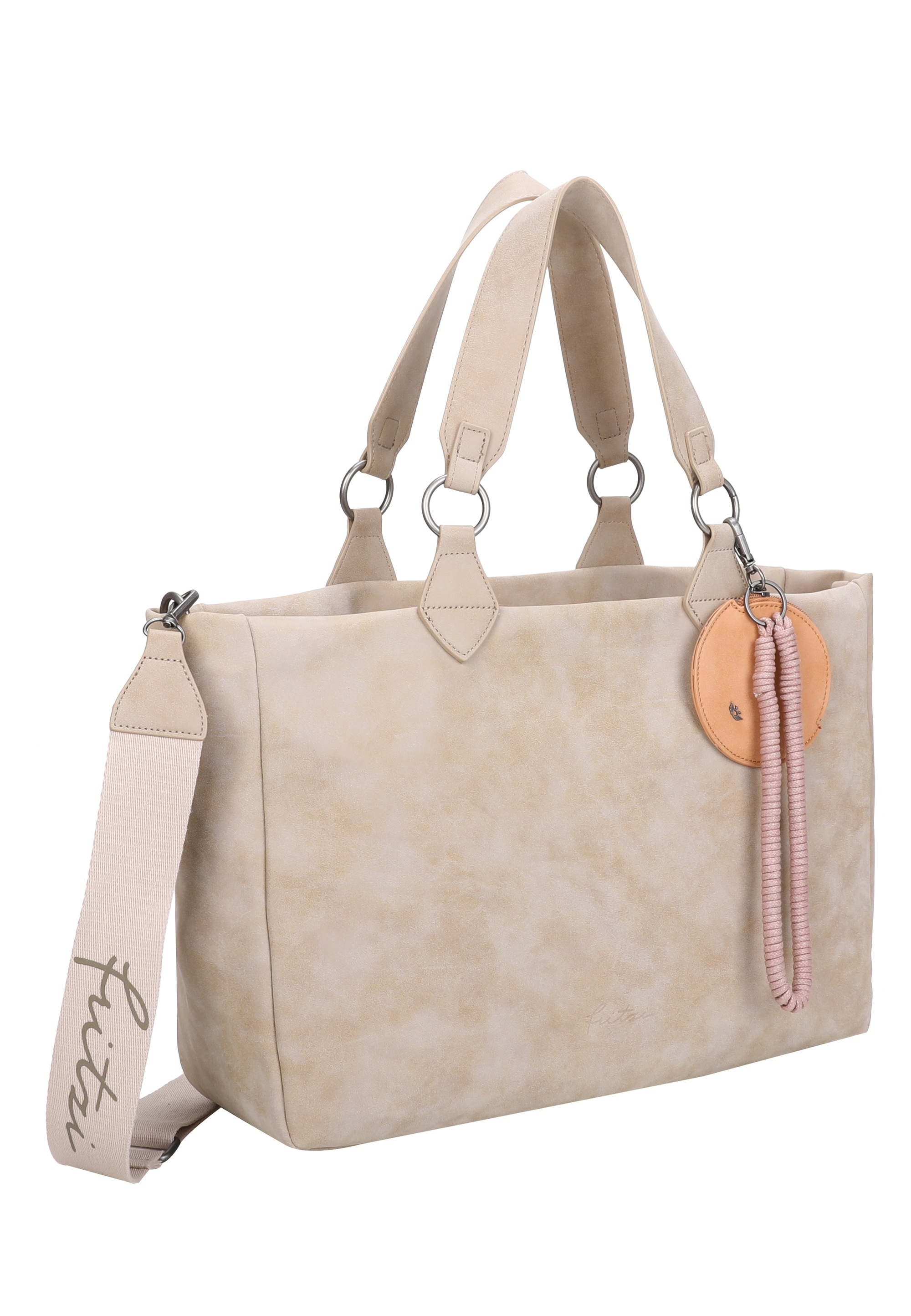 Fritzi aus Preußen Henkeltasche »Izzy Vintage«, mit Taschen-Anhänger und Schlüsselschlange