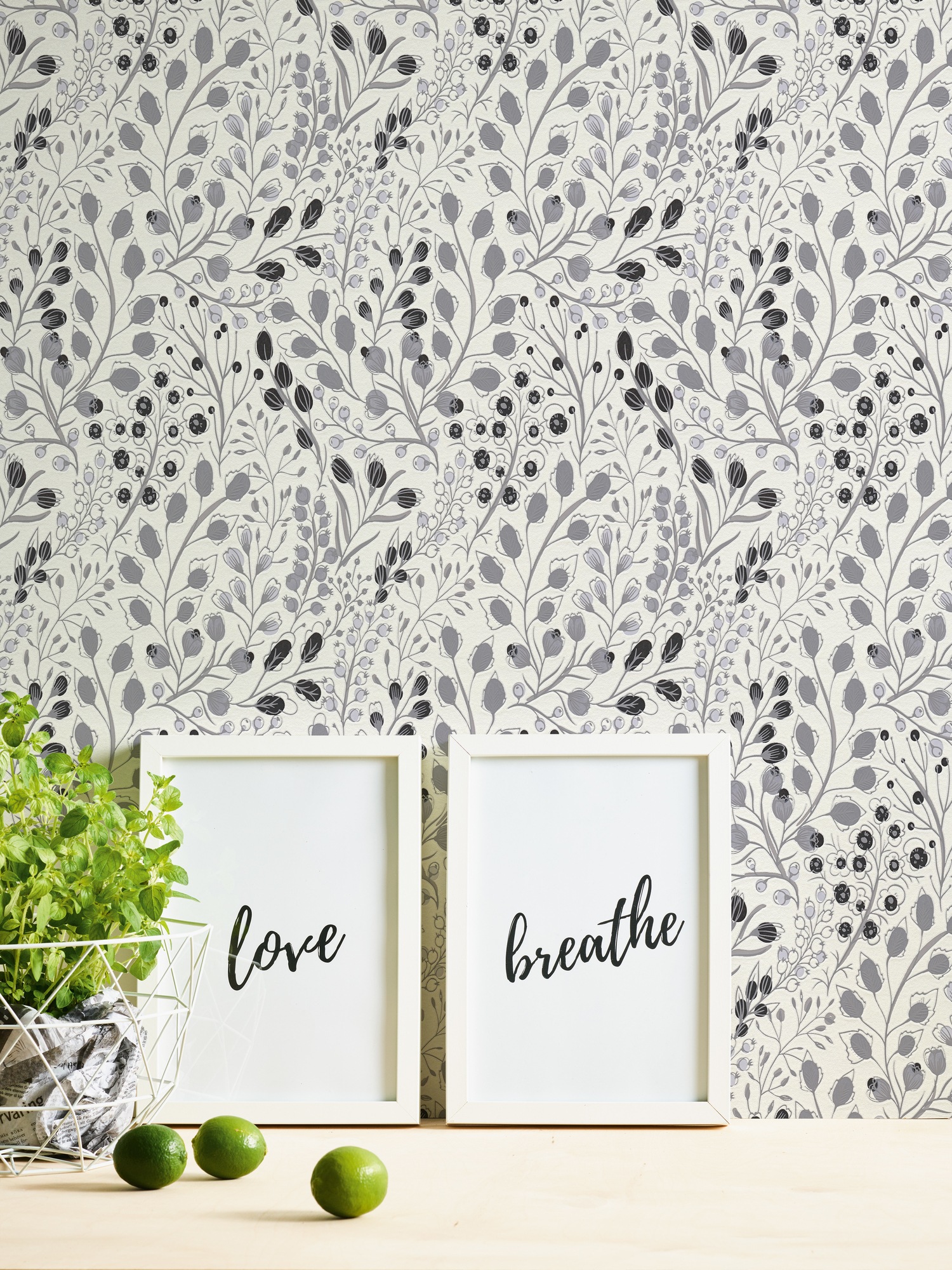 A.S. Création Vliestapete »Attractive 2 Tapete mit Blümchen«, matt-gemustert-neutral, Floral Blumentapete blümchen leicht strukturiert Design Kinderzimmer