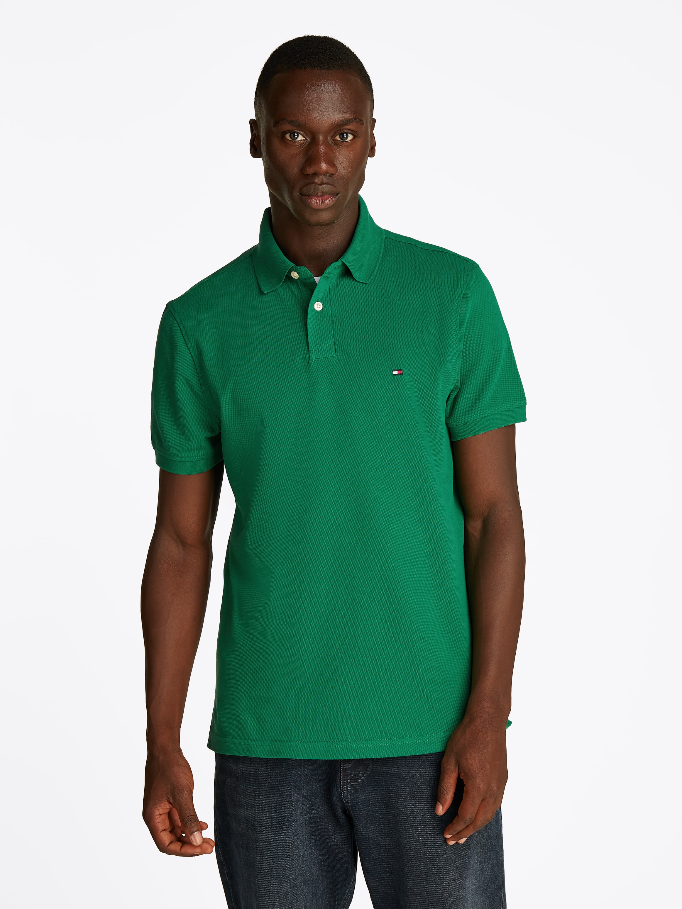 Tommy Hilfiger Poloshirt "1985 REGULAR POLO", mit Tommy Hilfiger Kontrastst günstig online kaufen