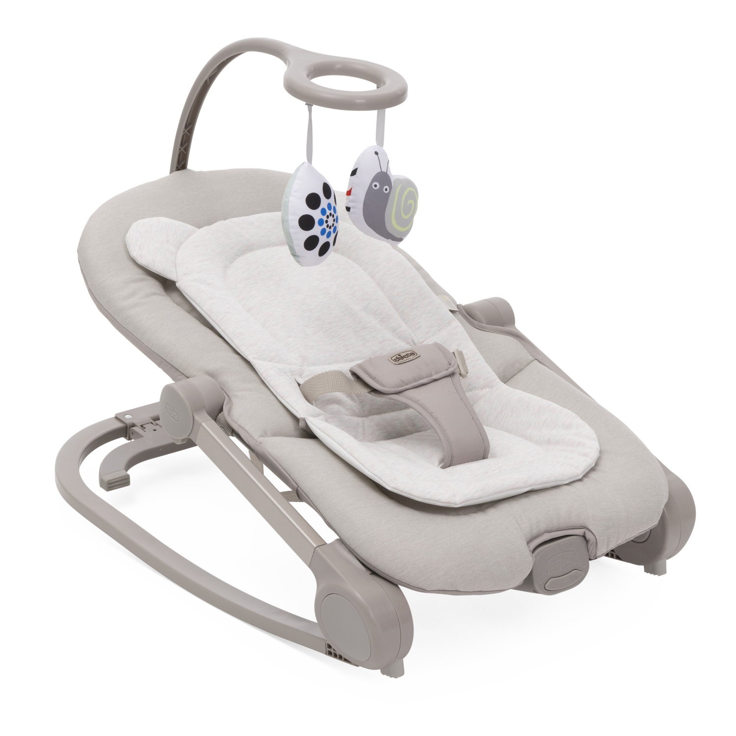 CHICCO Baby Babywippe "Schaukelwippe Mia", beige, Metall, Polyester, Babywippen, elektrisch