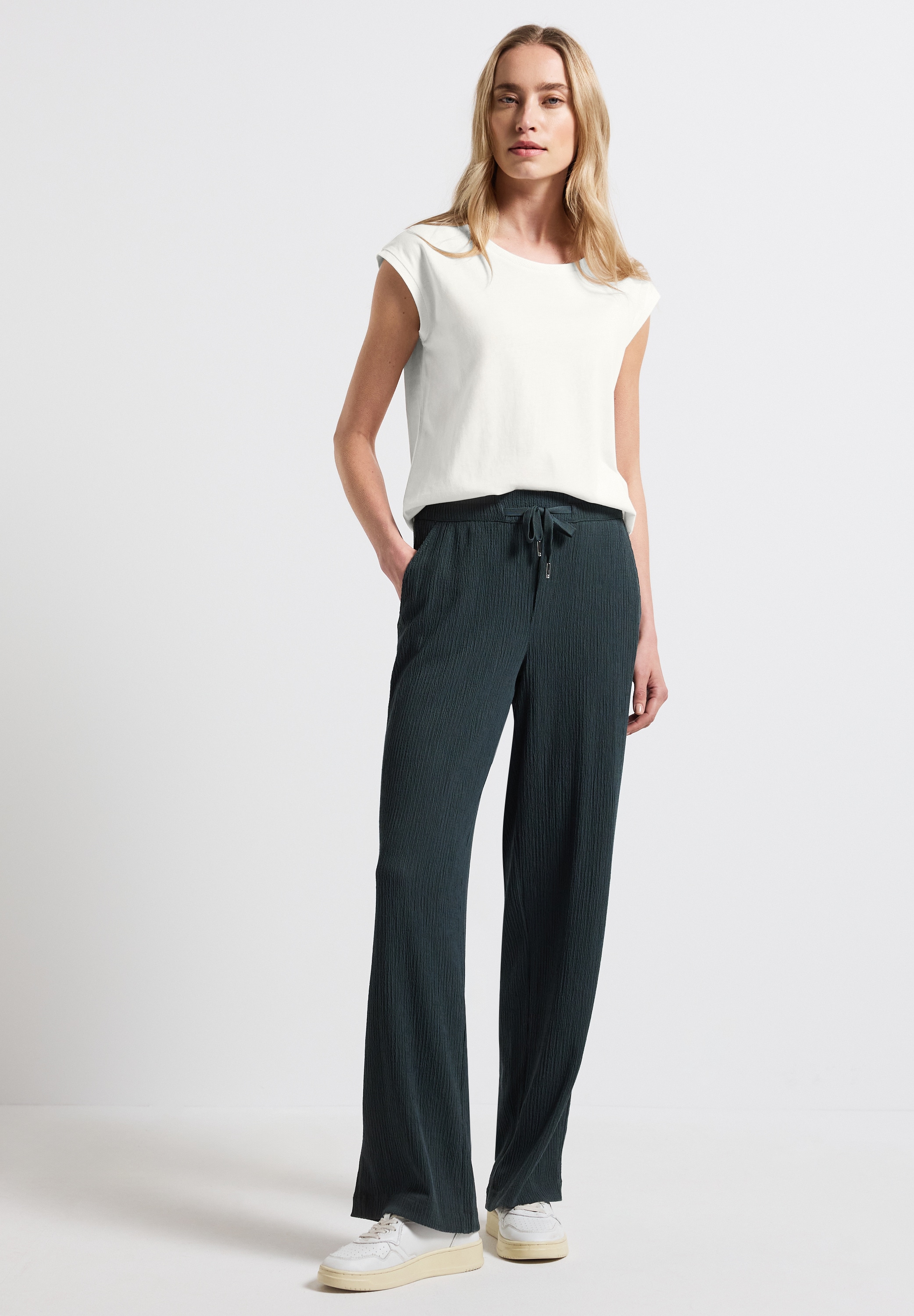 STREET ONE T-Shirt, aus reiner Baumwolle