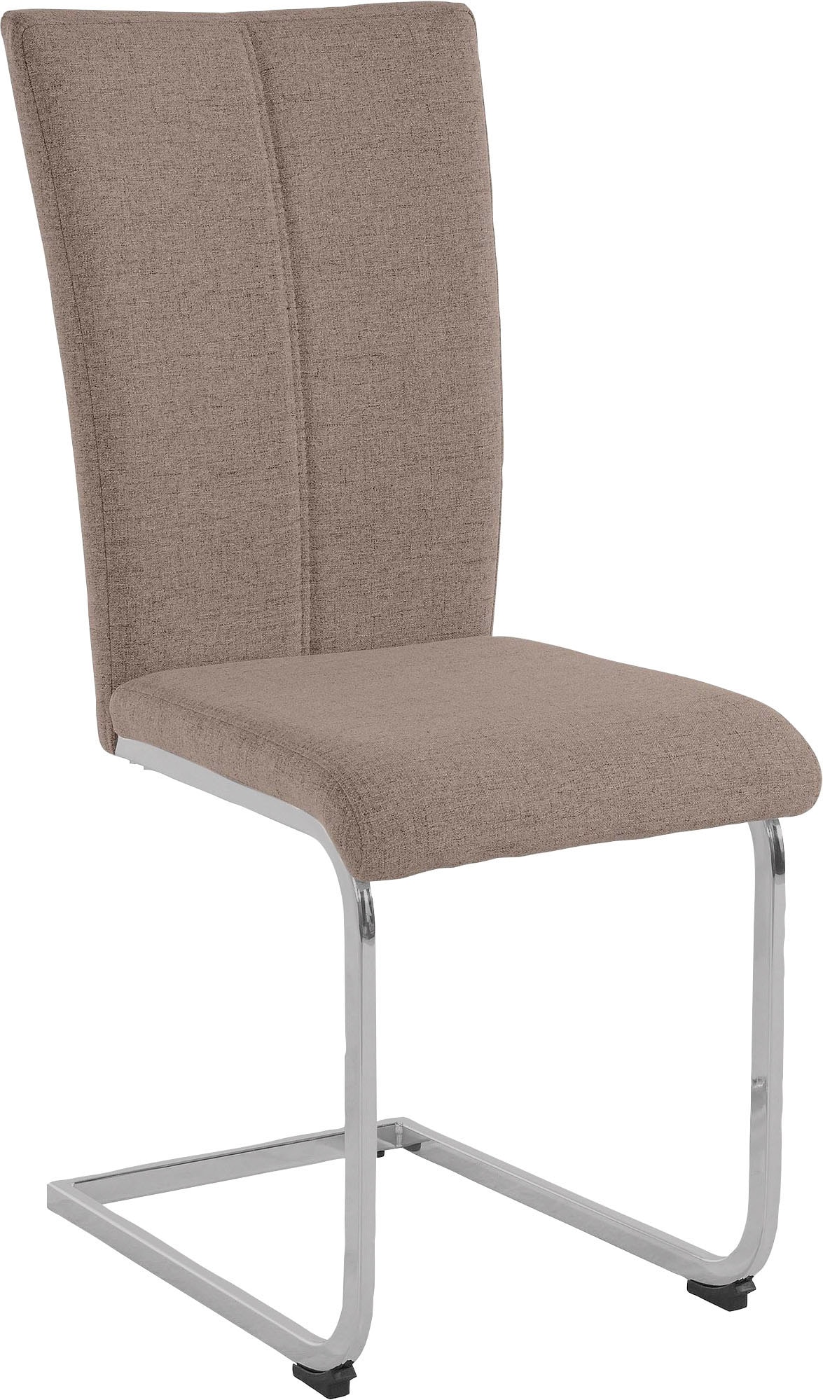 Home affaire Freischwinger »Nils«, (Set), 2 St., Microfaser-Feinstruktur, Stuhl belastbar bis 120 Kg, Gestell Metall im Chrom-Look oder Schwarz