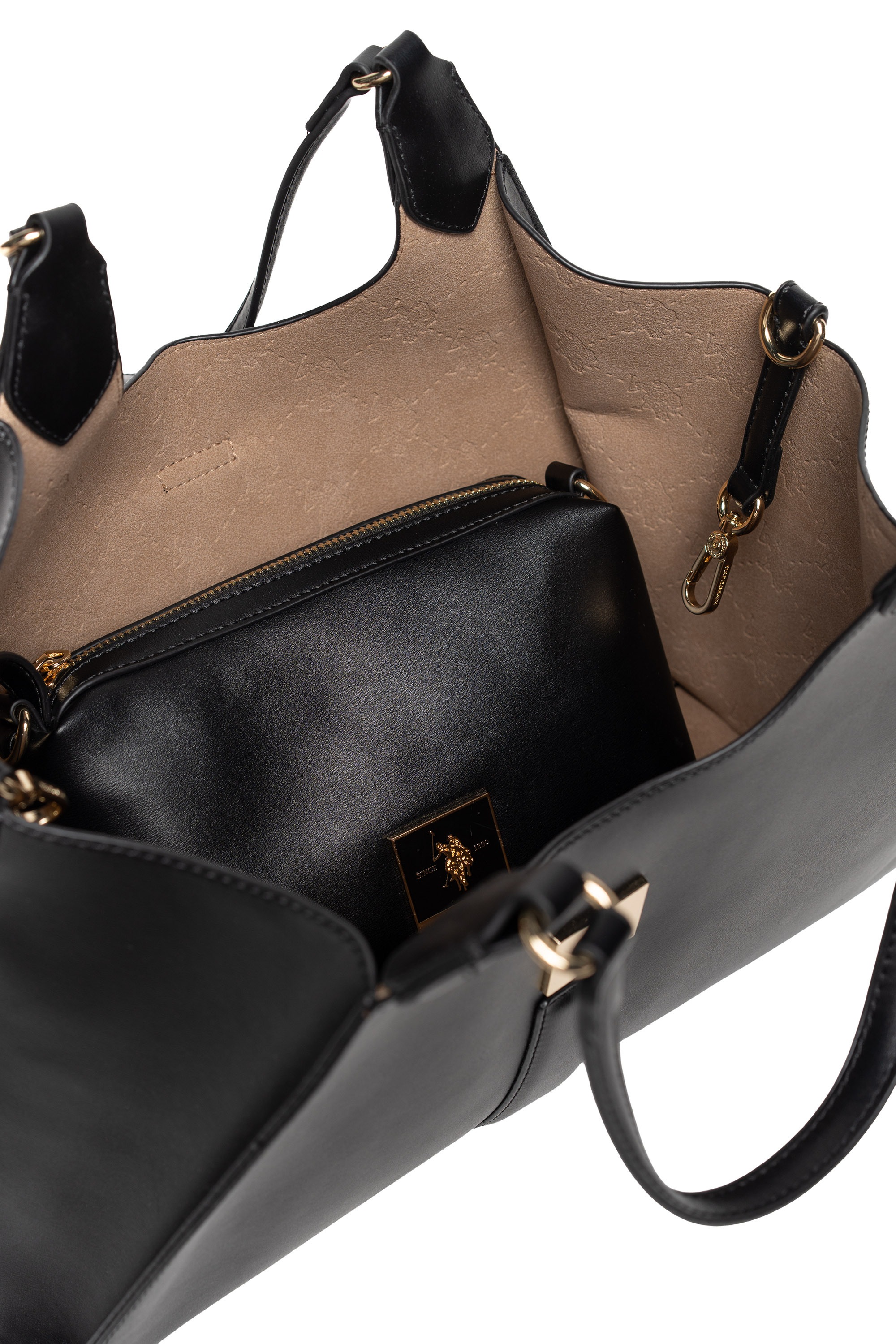 U.S. Polo Assn. Tragetasche »MARGARET DOUBLE HANDLE BAG Damen« Tragetasche Damen, Shopper, Einkaufstasche, Fashion, Lifestyle, Sale