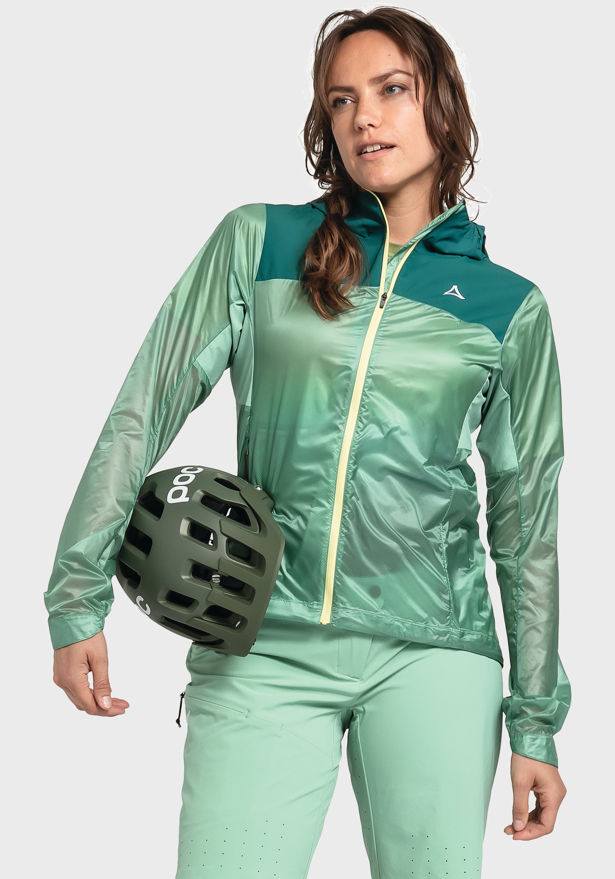 Schöffel Outdoorjacke »Hybrid Jkt Flow Trail L«, mit Kapuze