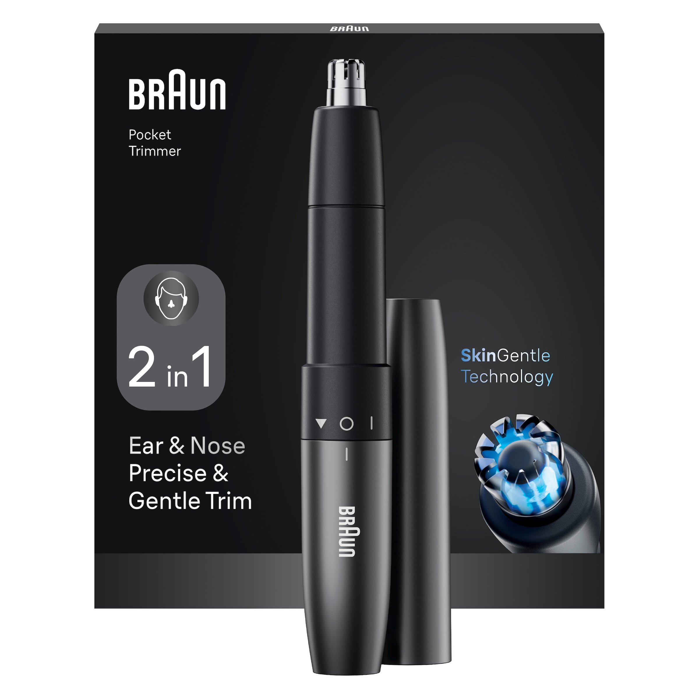 Braun EN20 Präzisionstrimmer für Nasen- und Ohrenhaare – Grau - Image 3