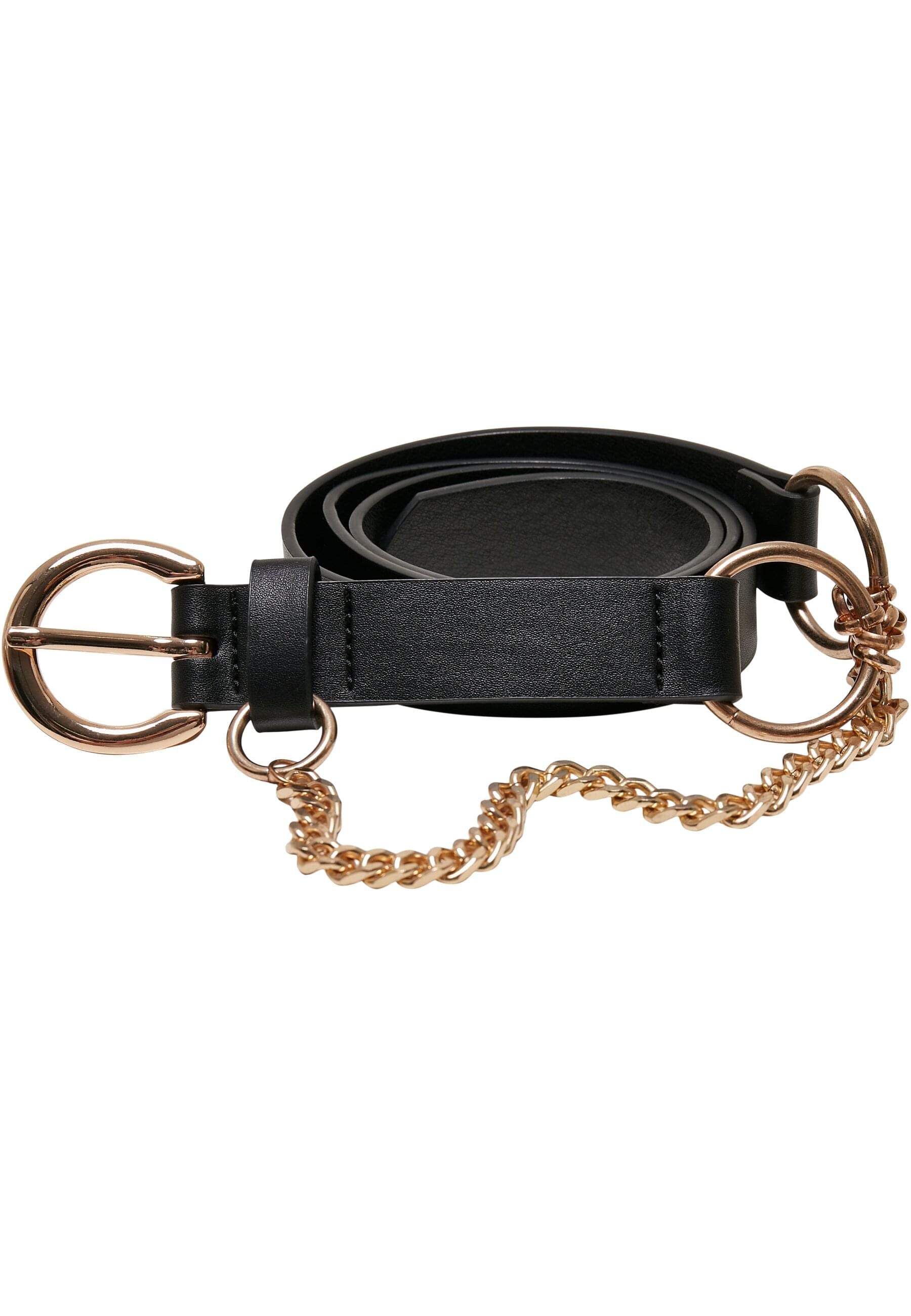 URBAN CLASSICS Hüftgürtel "Urban Classics Unisex Synthetic Leather Belt Wit günstig online kaufen