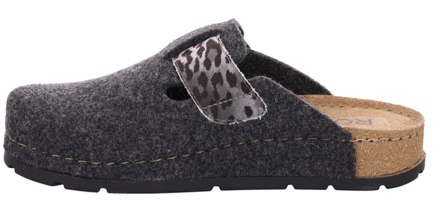 Thumbnail - Rohde Pantoffel "SOAVE" Hausschuh, Schlappen, Clog, Homeslipper mit Plateausohle