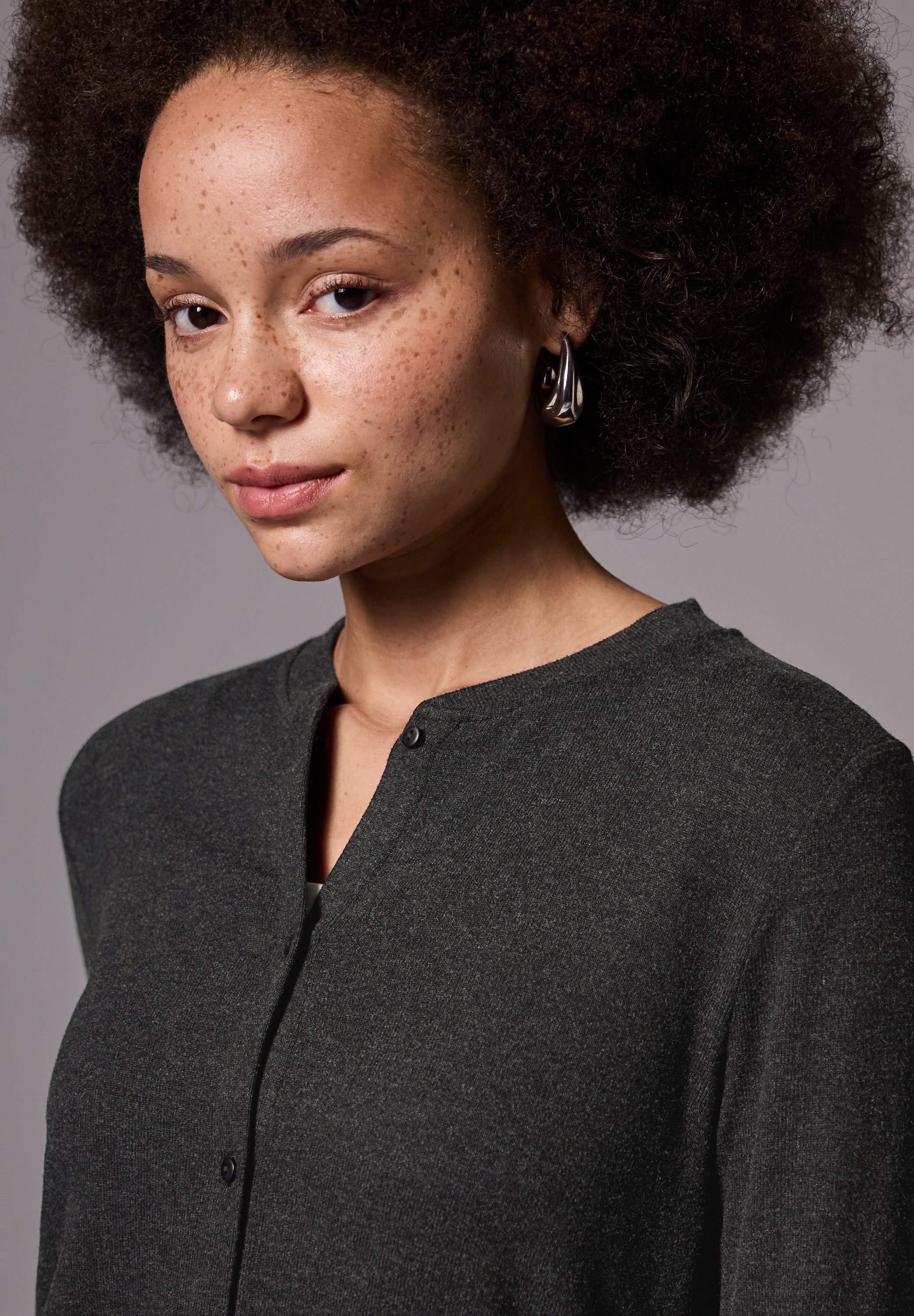 STREET ONE STUDIO Cardigan mit 3/4 Ärmeln