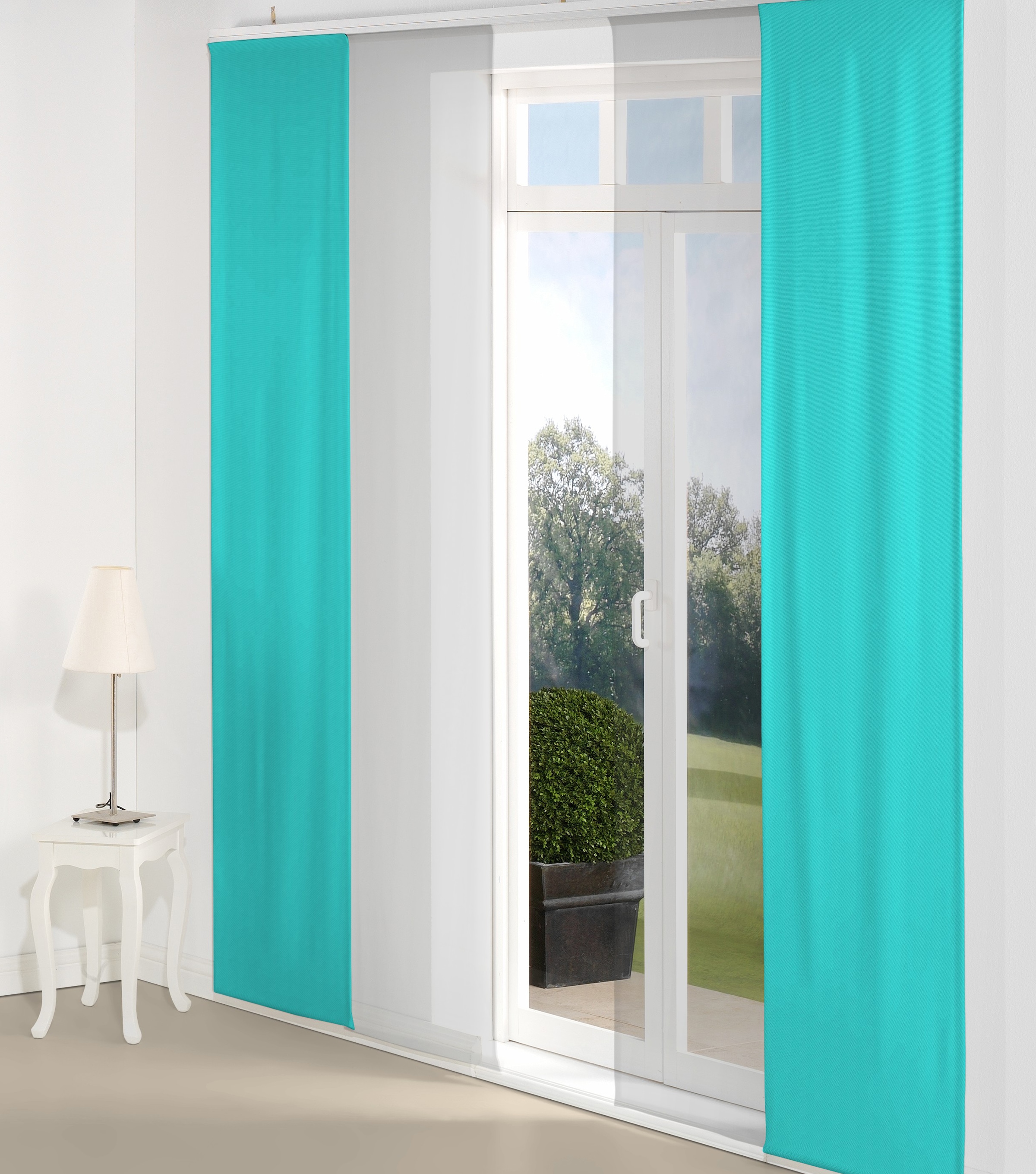 Wirth Schiebegardine "WirthNatur" Paneelwagen 1 Stk. tlg. Inkl. Montagezube günstig online kaufen