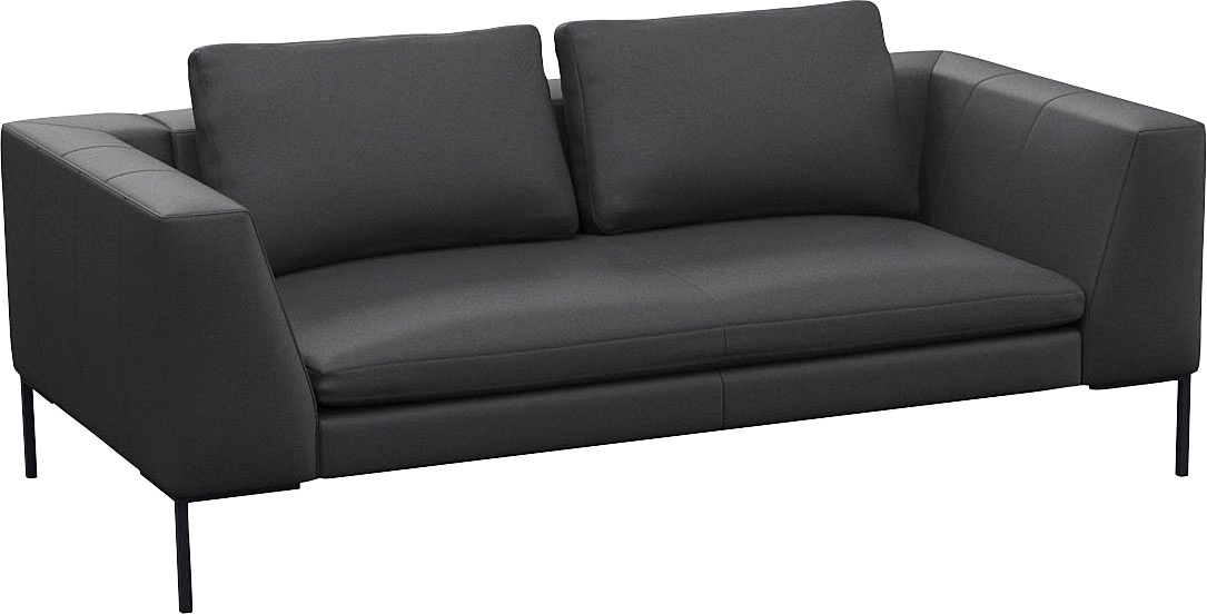 FLEXLUX 2,5-Sitzer »Loano«, modernes Sofa, frei im Raum stellbar, lose Kissen, Kaltschaum im Sitz