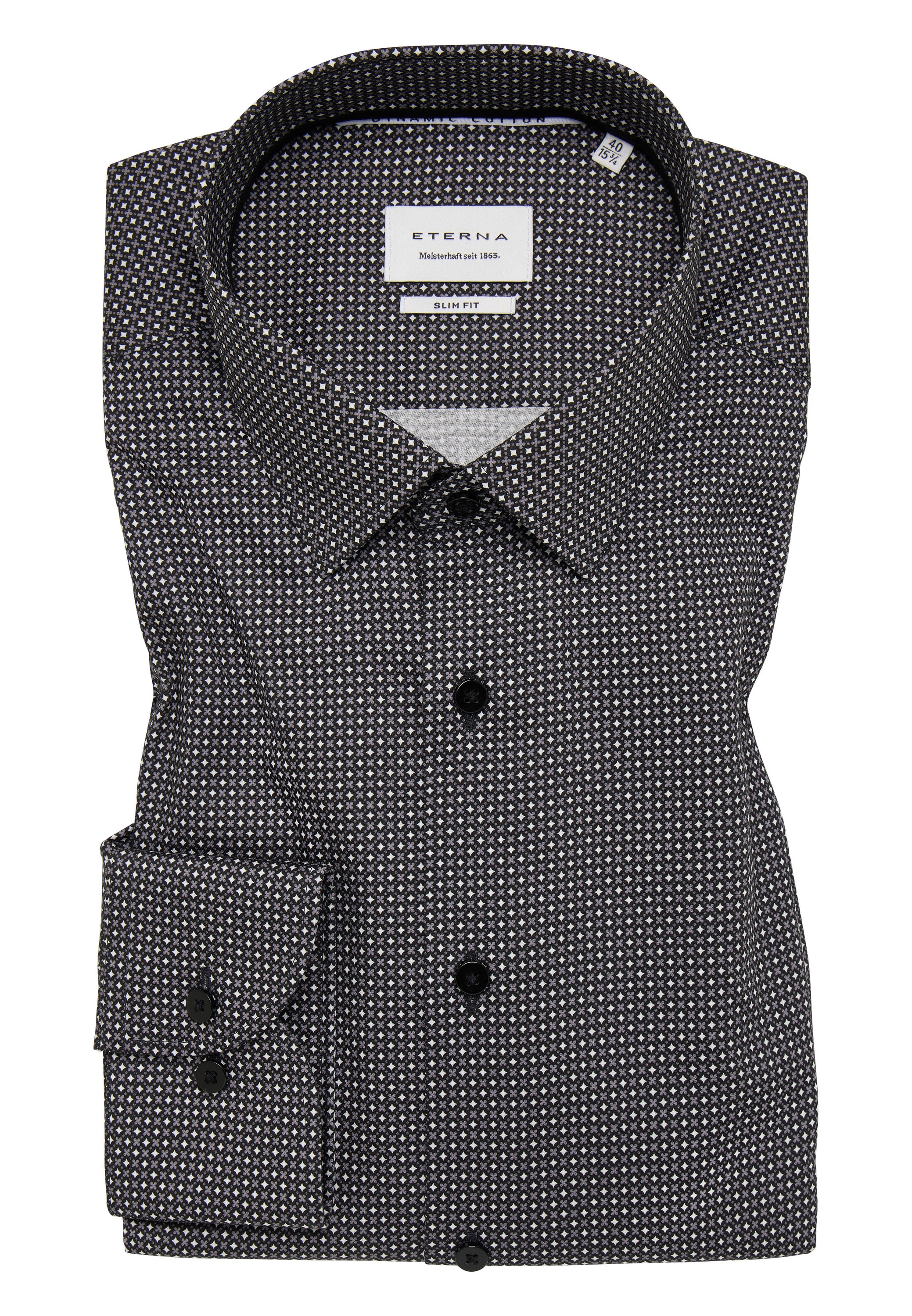 Eterna Langarmhemd »SLIM FIT« NON IRON (bügelfrei)