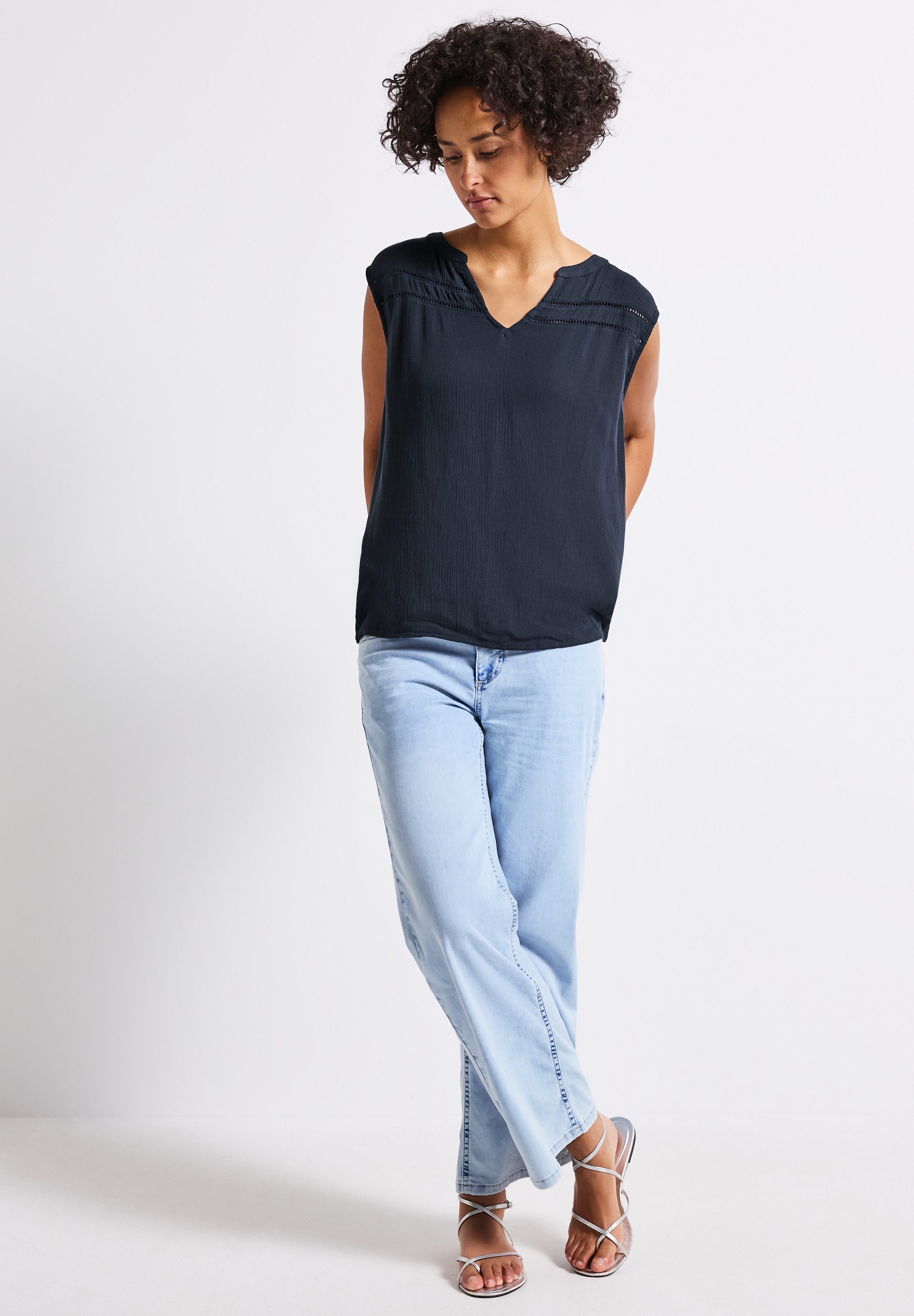 STREET ONE Blusentop, aus softer Viskose