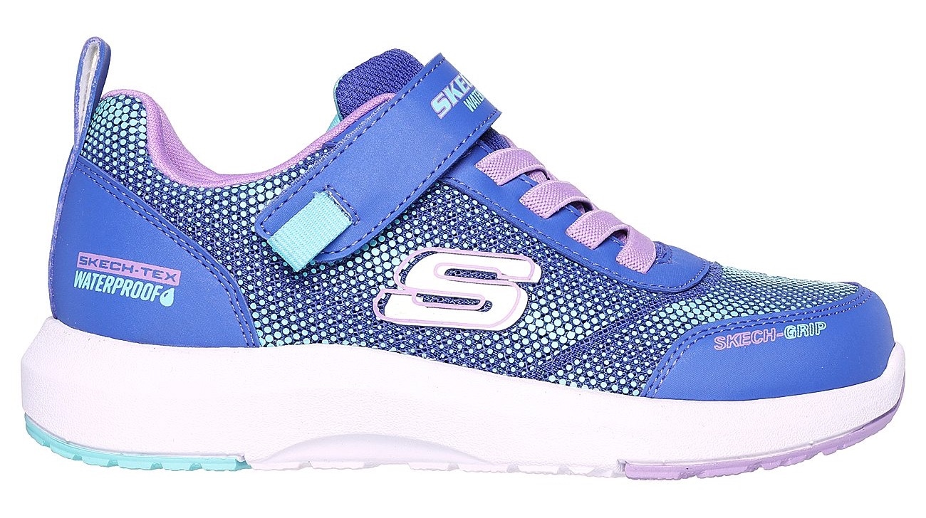 Skechers Sneaker »DYNAMIC TREAD«, Freizeitschuh, Klettschuh mit glänzendem Textileinsatz