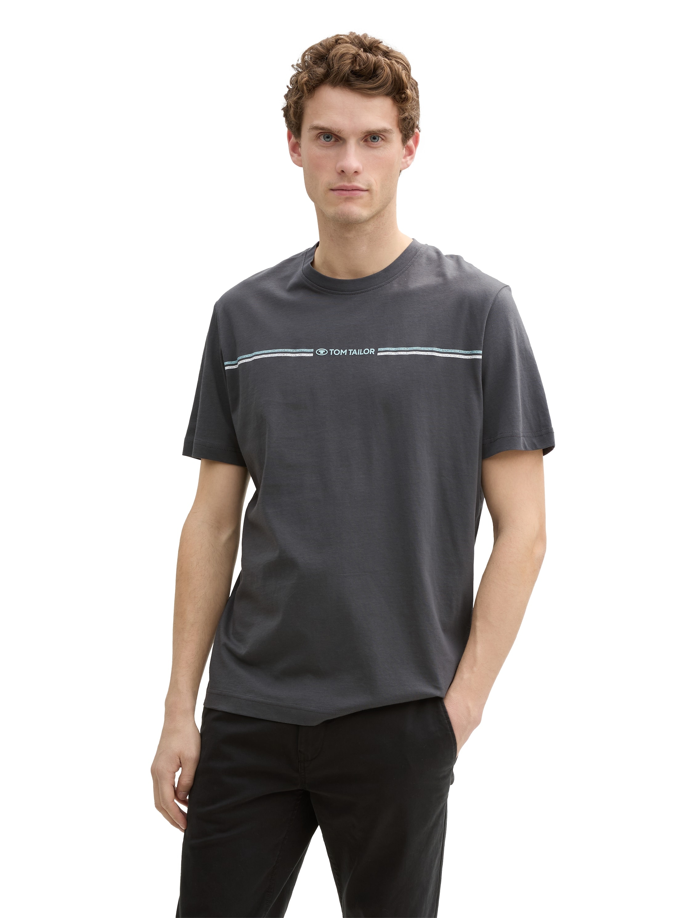 TOM TAILOR T-Shirt, mit Logofrontprint