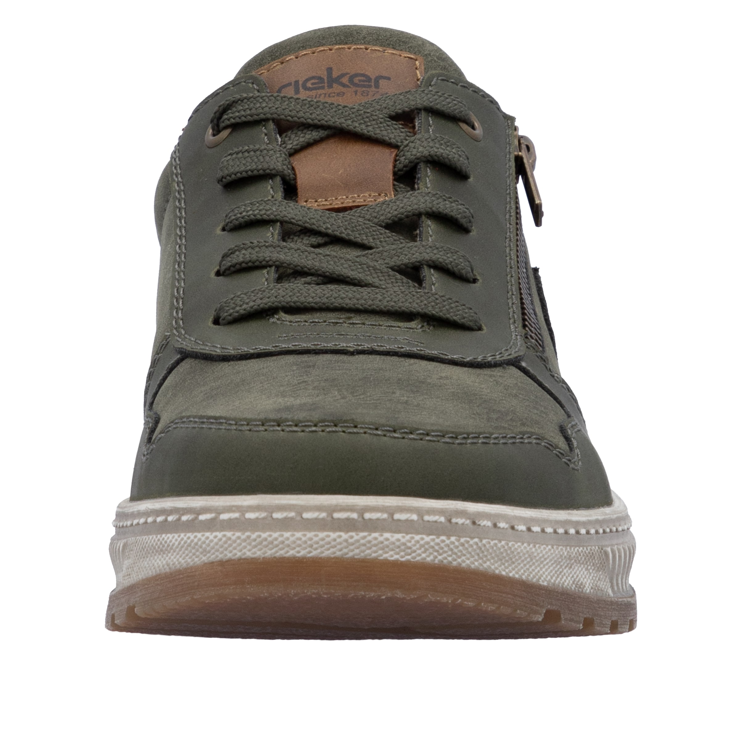 Rieker Sneaker, Freizeitschuh, Halbschuh, Schnürschuh mit Kontrastbesatz