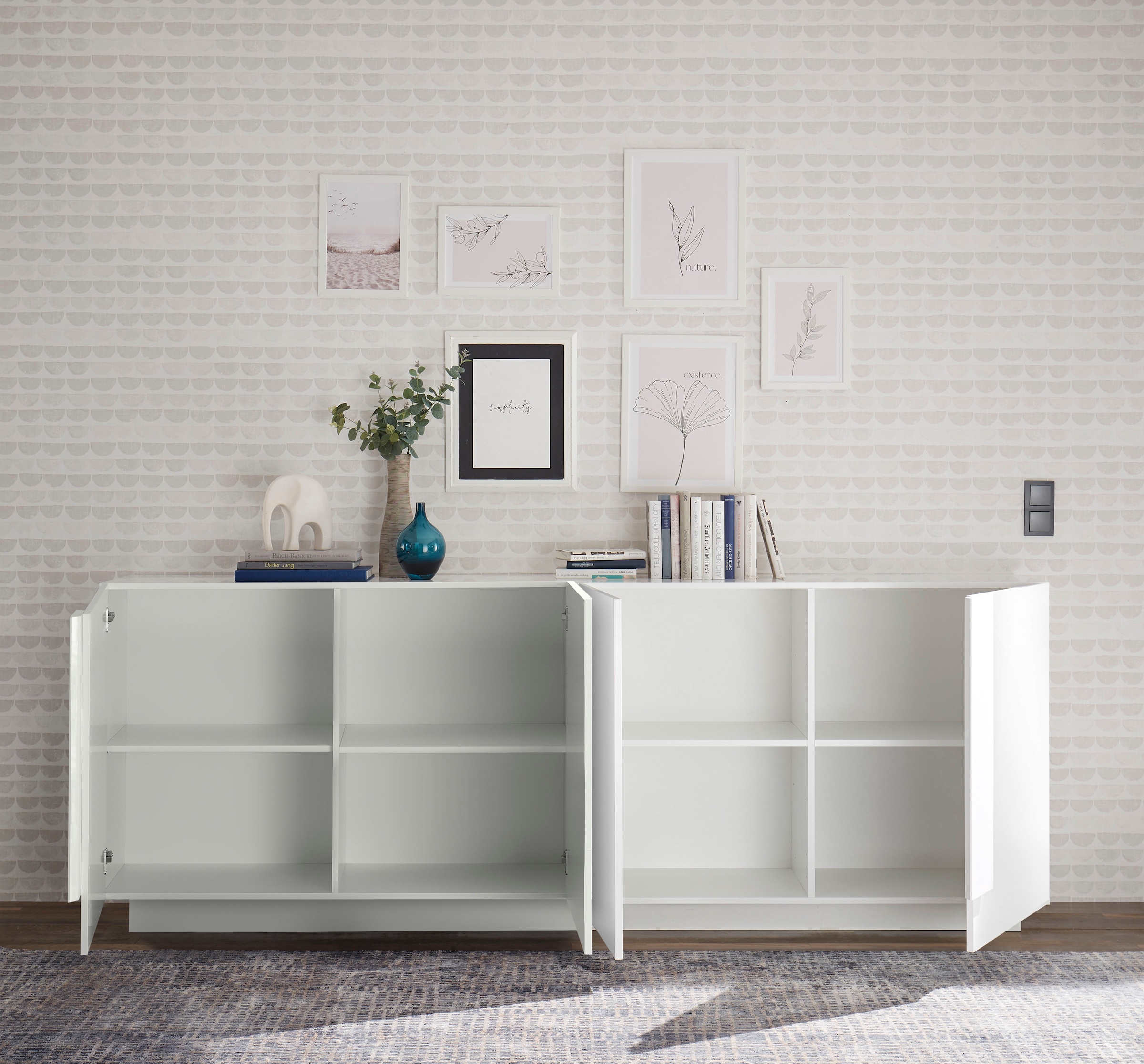INOSIGN Sideboard »Jupiter«, Breite 241 cm mit 4 Türen