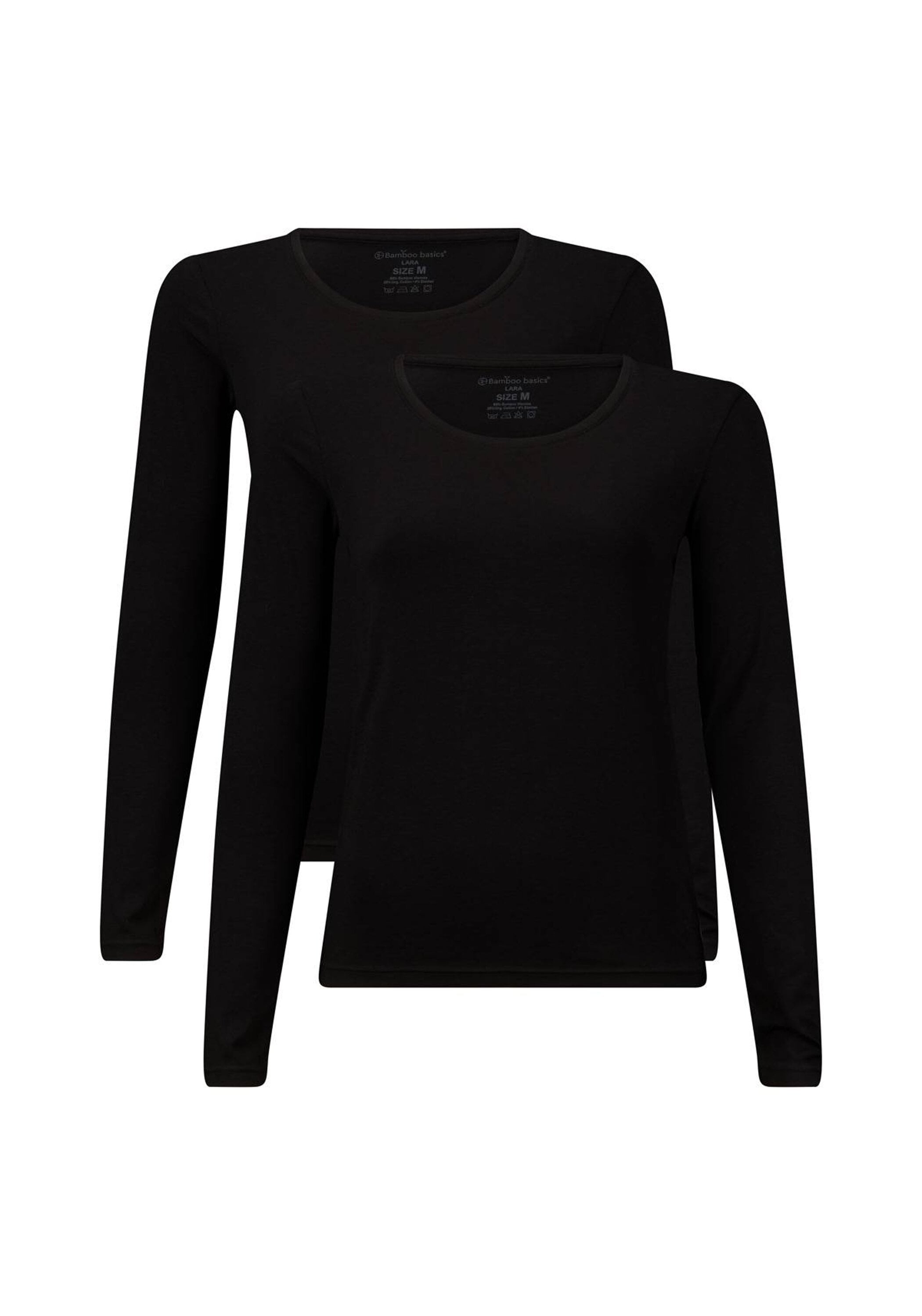 Bamboo basics Unterhemd "Longsleeve LARA 2er Pack"