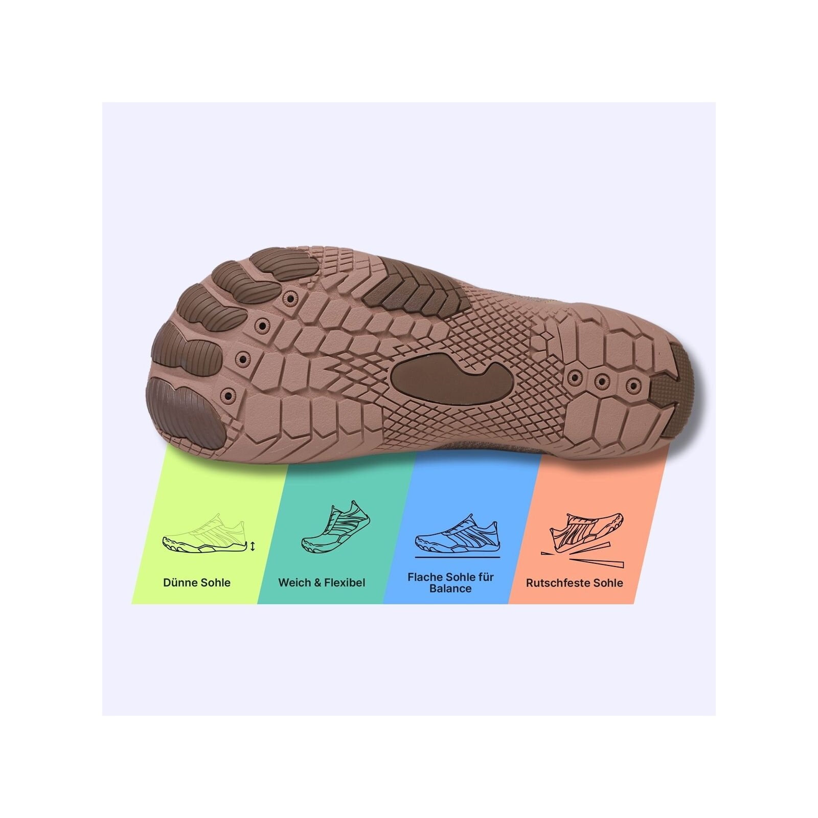 DOTALES Barfußschuh »Activestep Barfußschuhe Damen & Herren Barfußschuhe«, Minimalschuhe