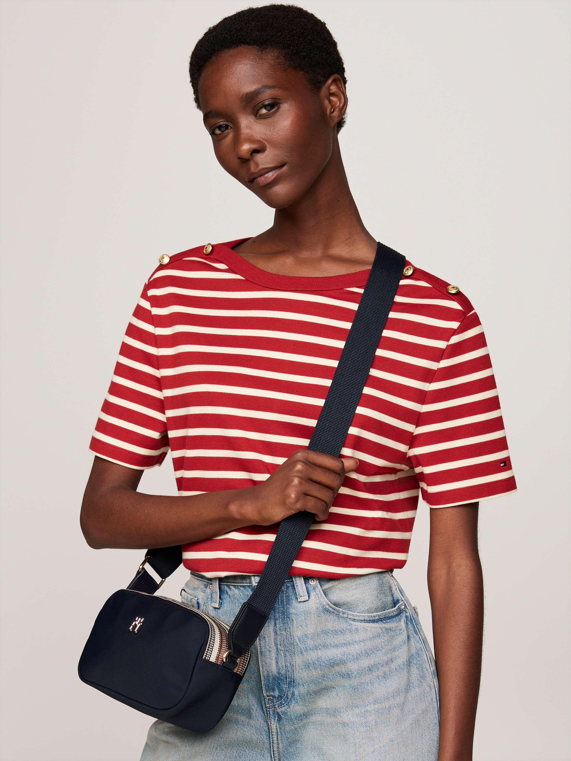 Tommy Hilfiger Umhängetasche »Women POPPY CAMERA BAG CORP Crossover«, Damen Handtasche Tasche