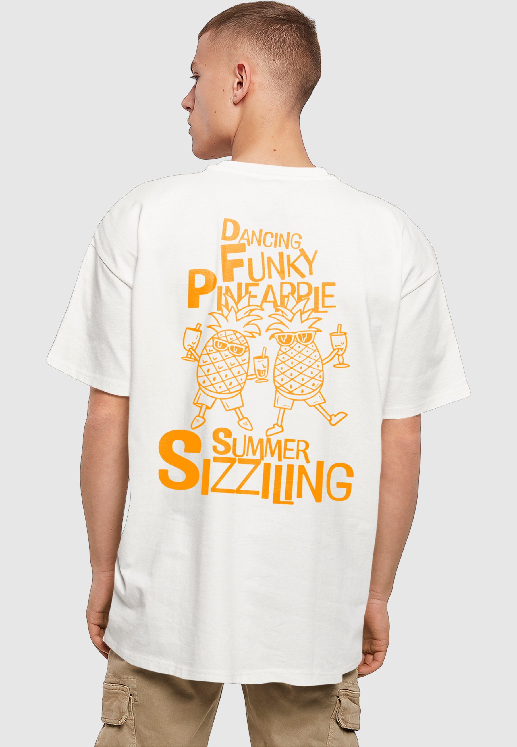 Merchcode T-Shirt »Merchcode Funky Pineapple Oversized T-shirt« 1 Stk.