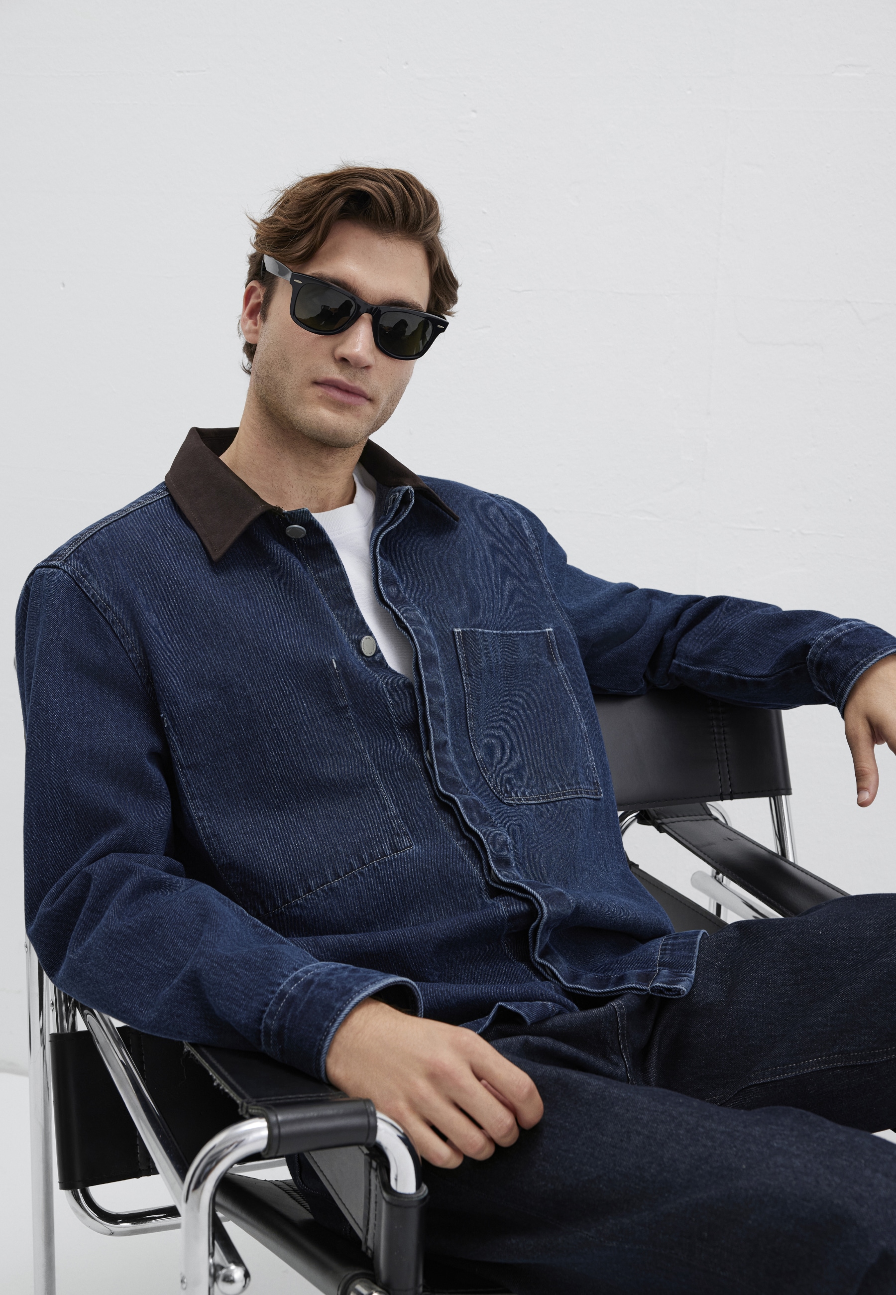 Mavi Langarmhemd »POCKET SHIRT«, Premium Jeanshemd
