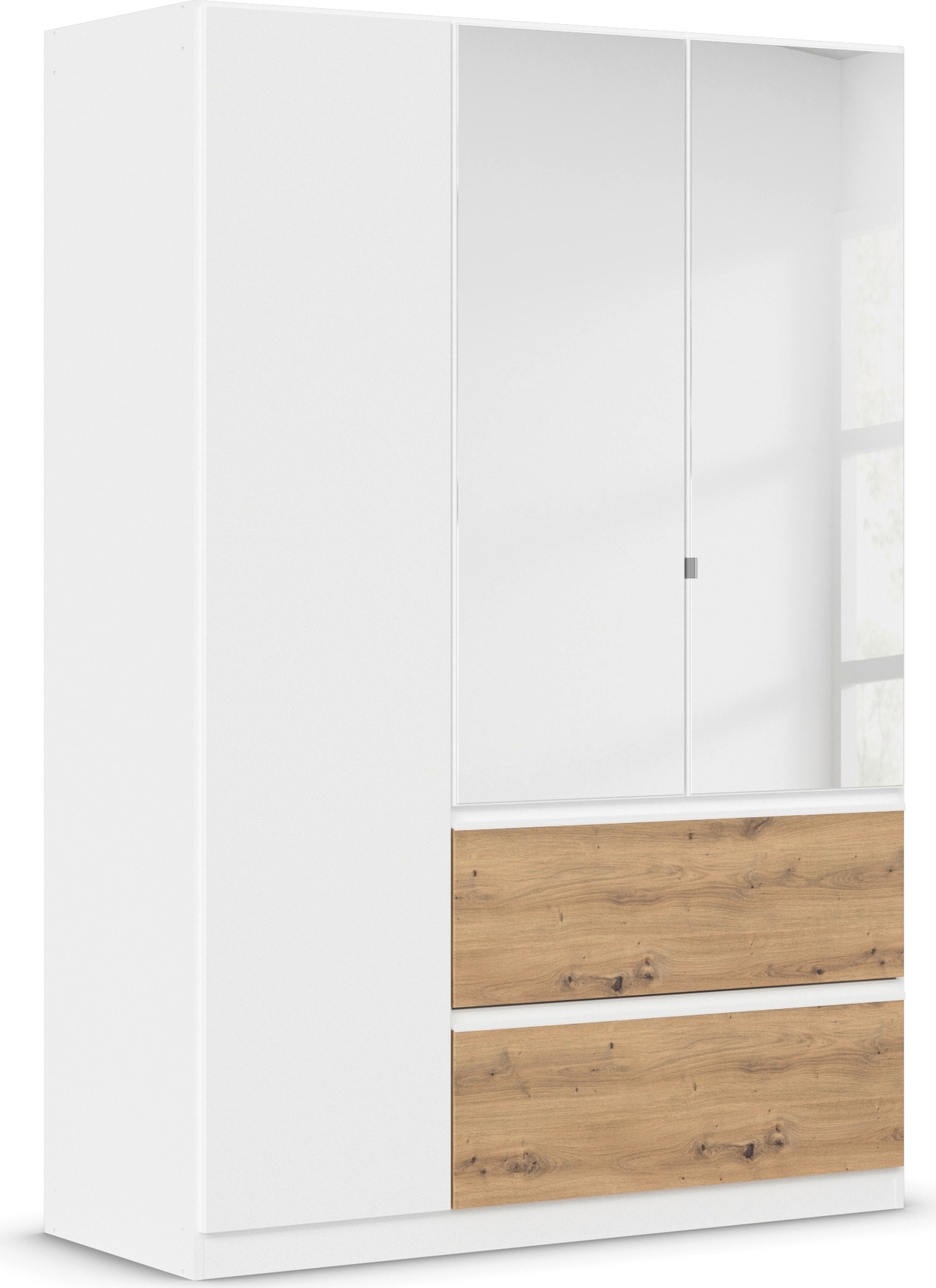 rauch Drehtürenschrank "Kleiderschrank Schrank Garderobe COSTA in den Breiten 91/136/181 cm" in 3 Ausstattungen BASIC/CLASSIC/PREMIUM, mit Spiegel, grifflose Front und Push-to-Open Funktion MADE IN GERMANY