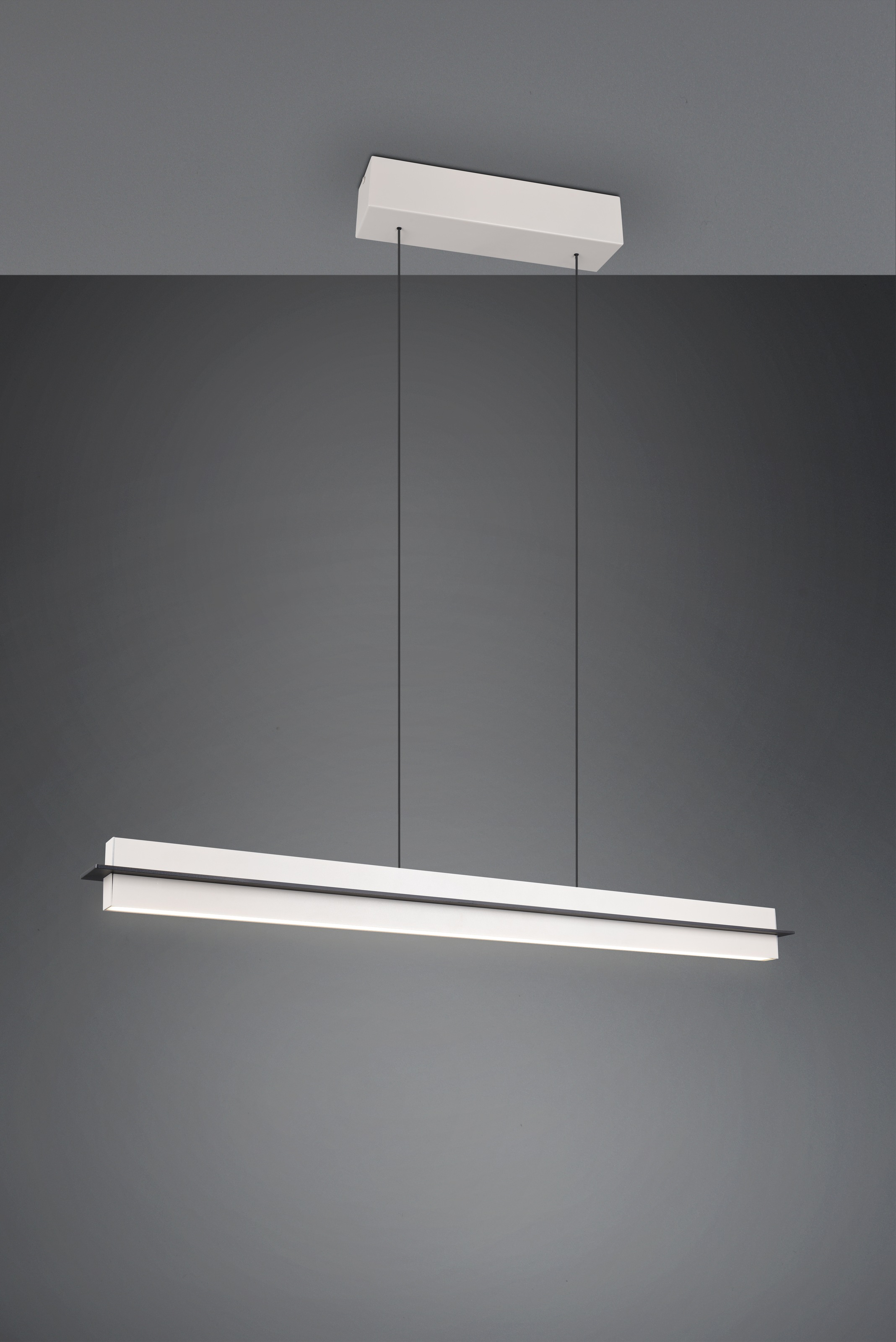 TRIO Leuchten LED Pendelleuchte »EMERSON, LED Hängeleuchte höhenverstellbar, 4-Stufen Touch Dimmer«, 1 flammig, Leuchtmittel LED-Board | LED fest integriert, Lichtfarbe einstellbar 2700-5000K warm- bis kaltweiß, Höhe max 150 cm