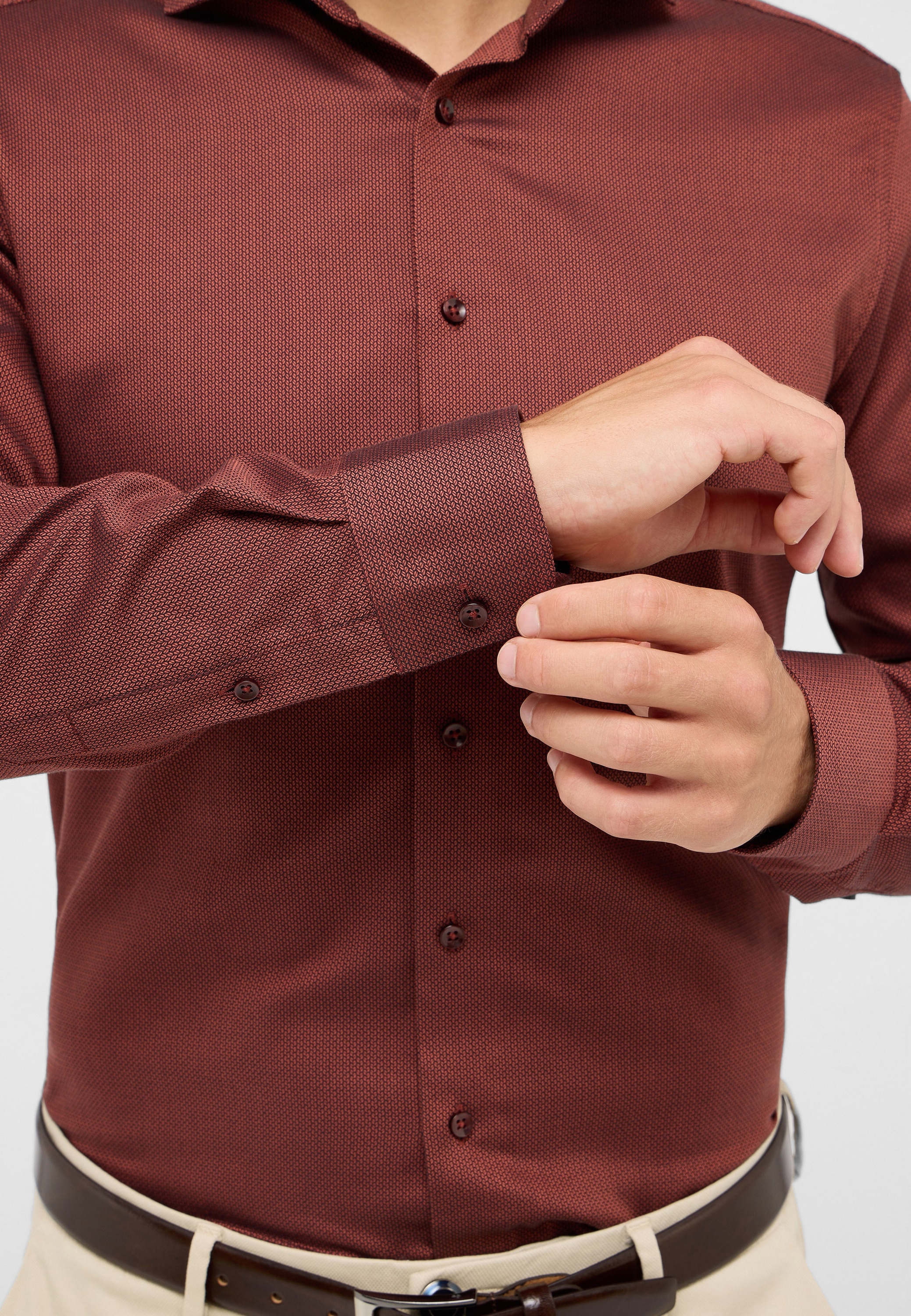Eterna Langarmhemd »SLIM FIT«, NON IRON (bügelfrei)