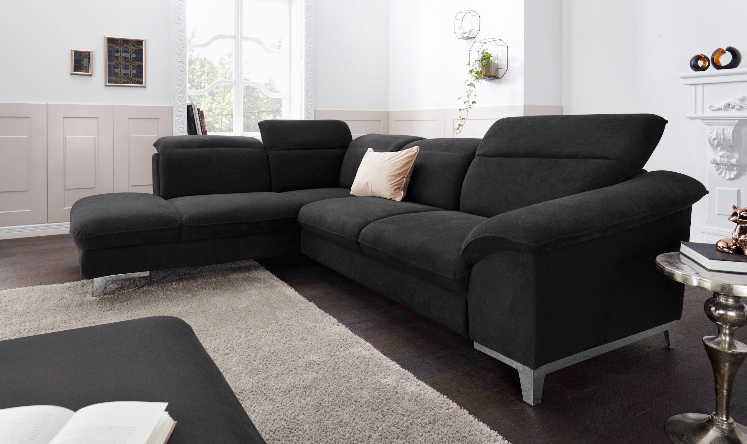 COTTA Polstergarnitur "Teresa L-Form", (Set), Set bestehend aus: Ecksofa mi günstig online kaufen